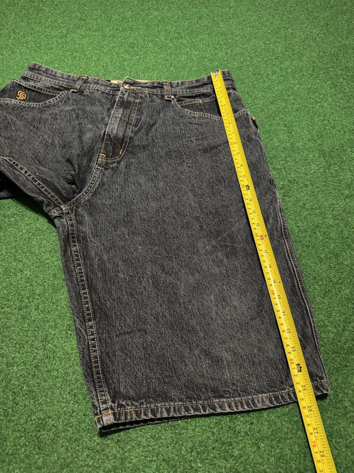 Vintage State Property Baggy Jorts 38 Cargo 15” Hip Hop Denim Shorts Size US 38 / EU 54 - 10 Thumbnail