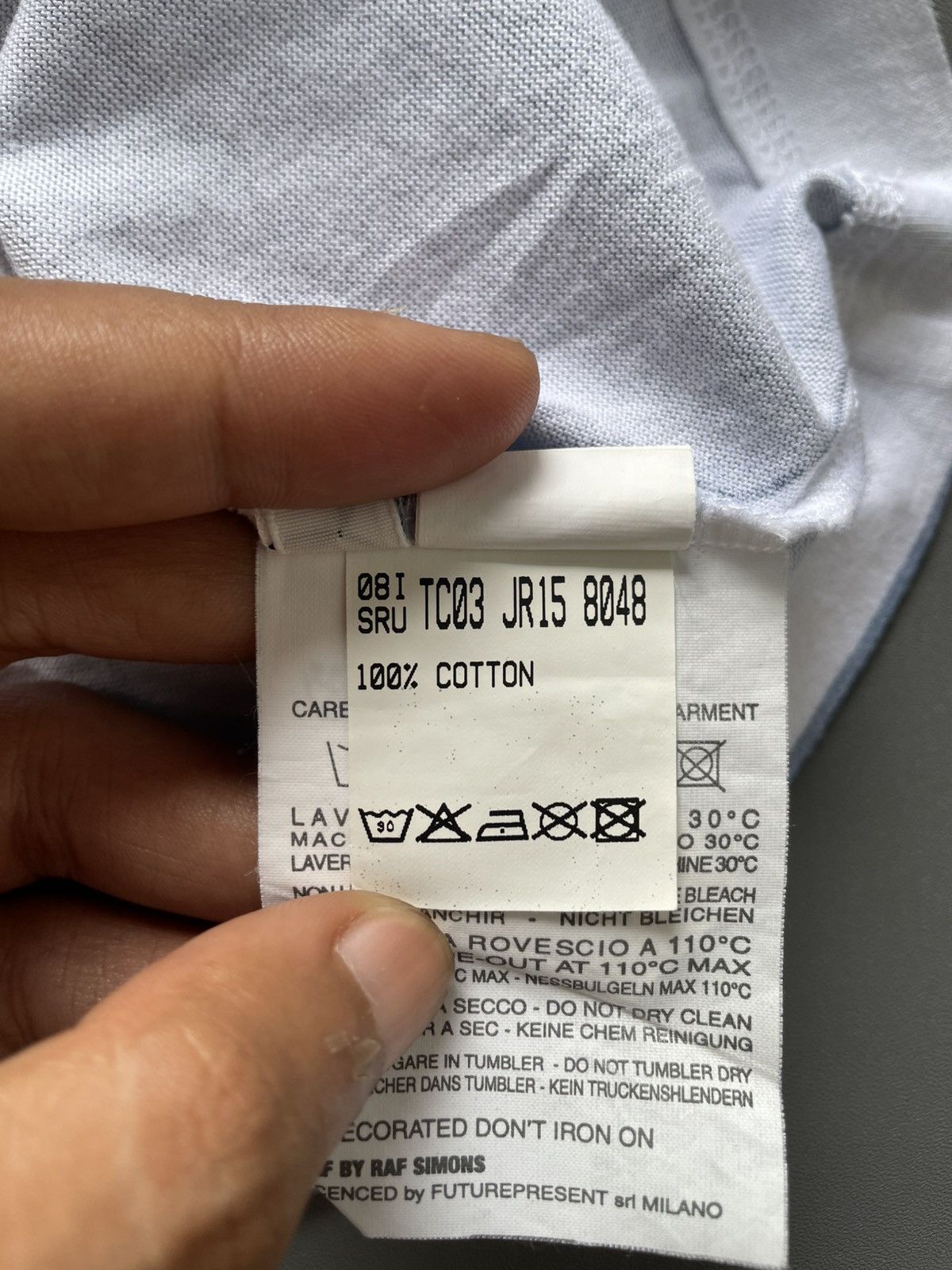 Raf by Raf Simons Raf By Raf Simons Trompe Loeil Tees Size US S / EU 44-46 / 1 - 13 Thumbnail