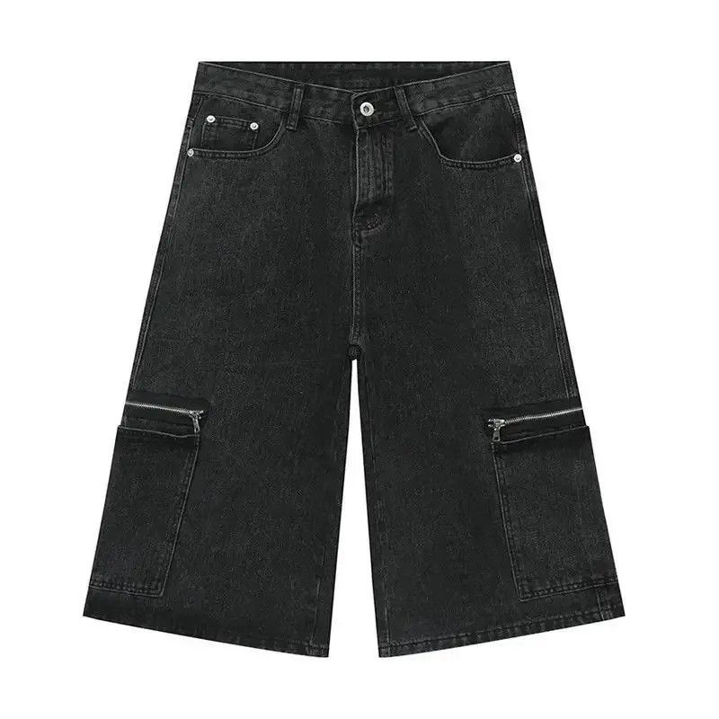 Japanese Brand Retro Washed Black Cargo Pockets Baggy Jorts Shorts Size US 30 / EU 46 - 5 Thumbnail