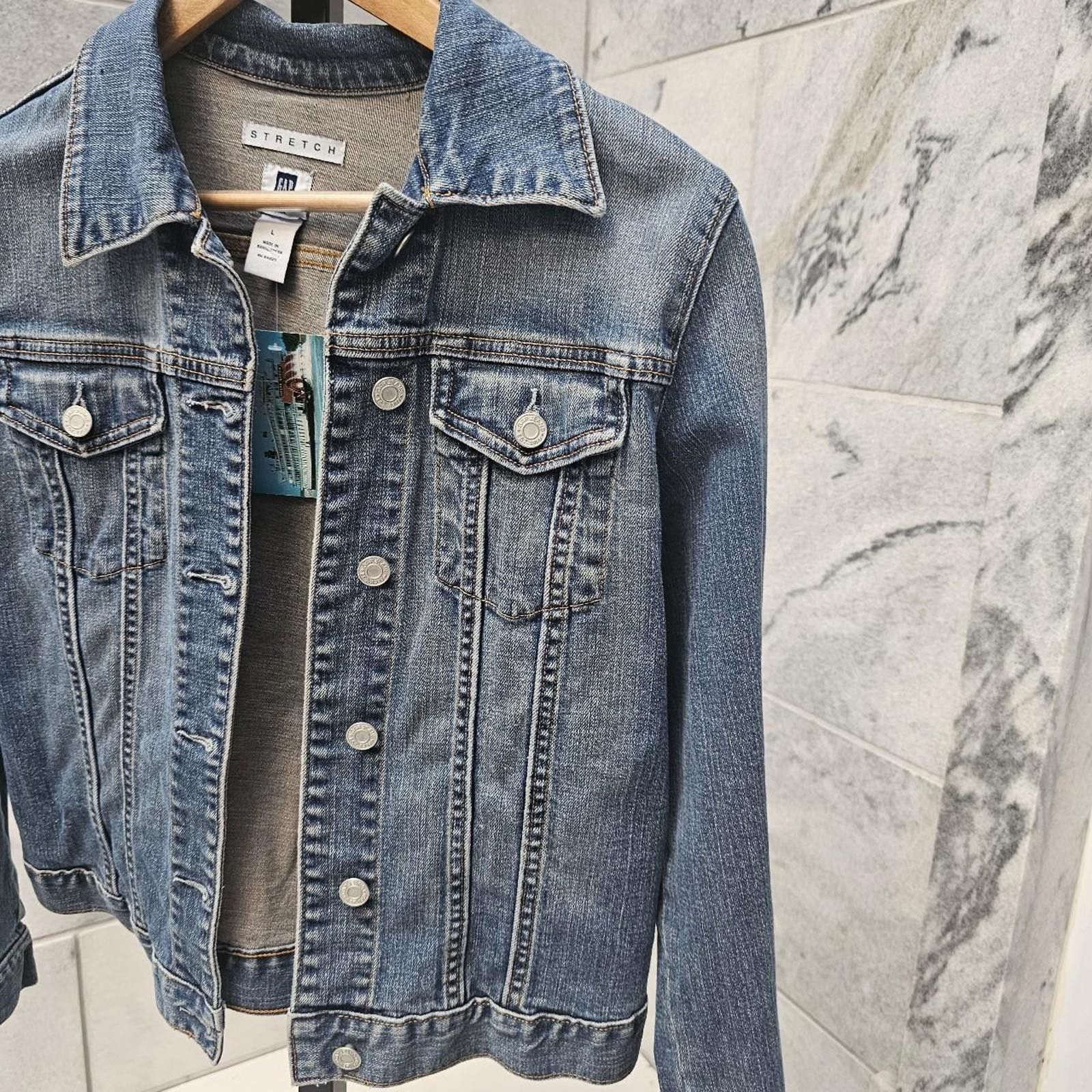 Gap Gap Women's Denim Jacket Size L / US 10 / IT 46 - 4 Thumbnail