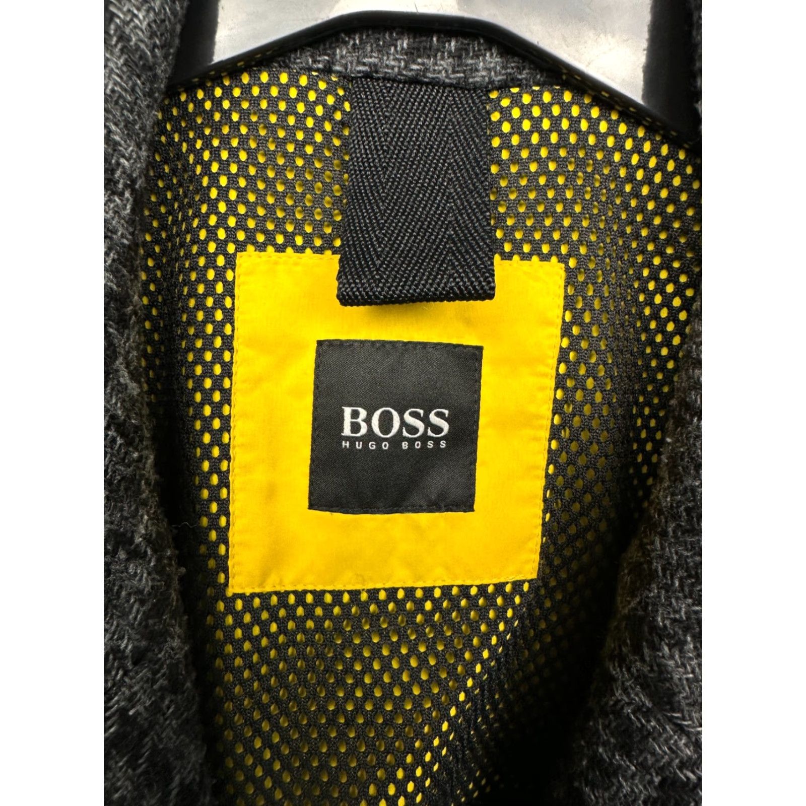 Hugo Boss HUGO BOSS Mens Wool Coat Jacket L 54 Multicolor Wool Overcoat Jackets Mens Size US L / EU 52-54 / 3 - 3 Thumbnail