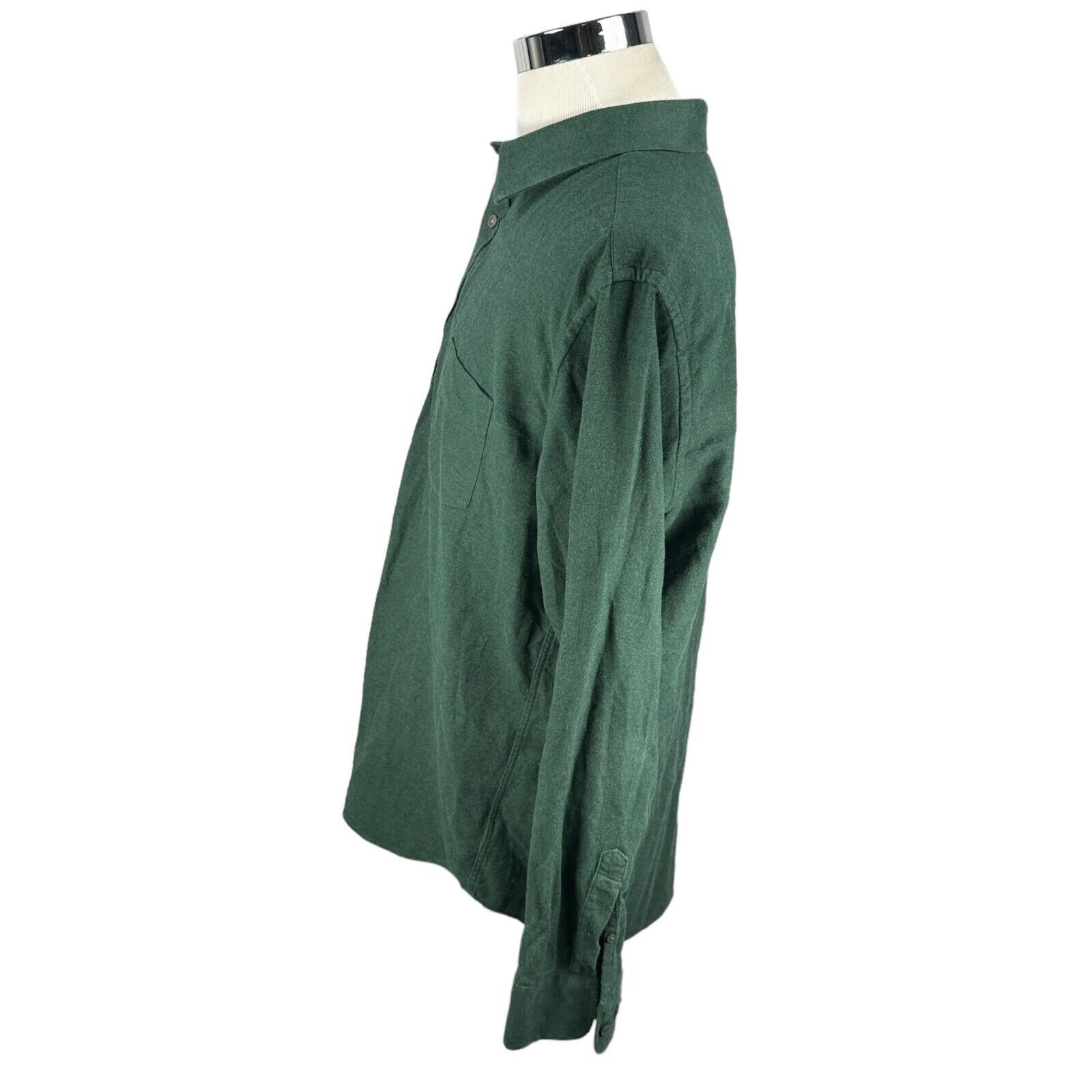 UNTUCKit Untuckit Flannel Shirt Men’s 2XL XXL Green 100 Cotton Slim Size US XXL / EU 58 / 5 - 3 Thumbnail