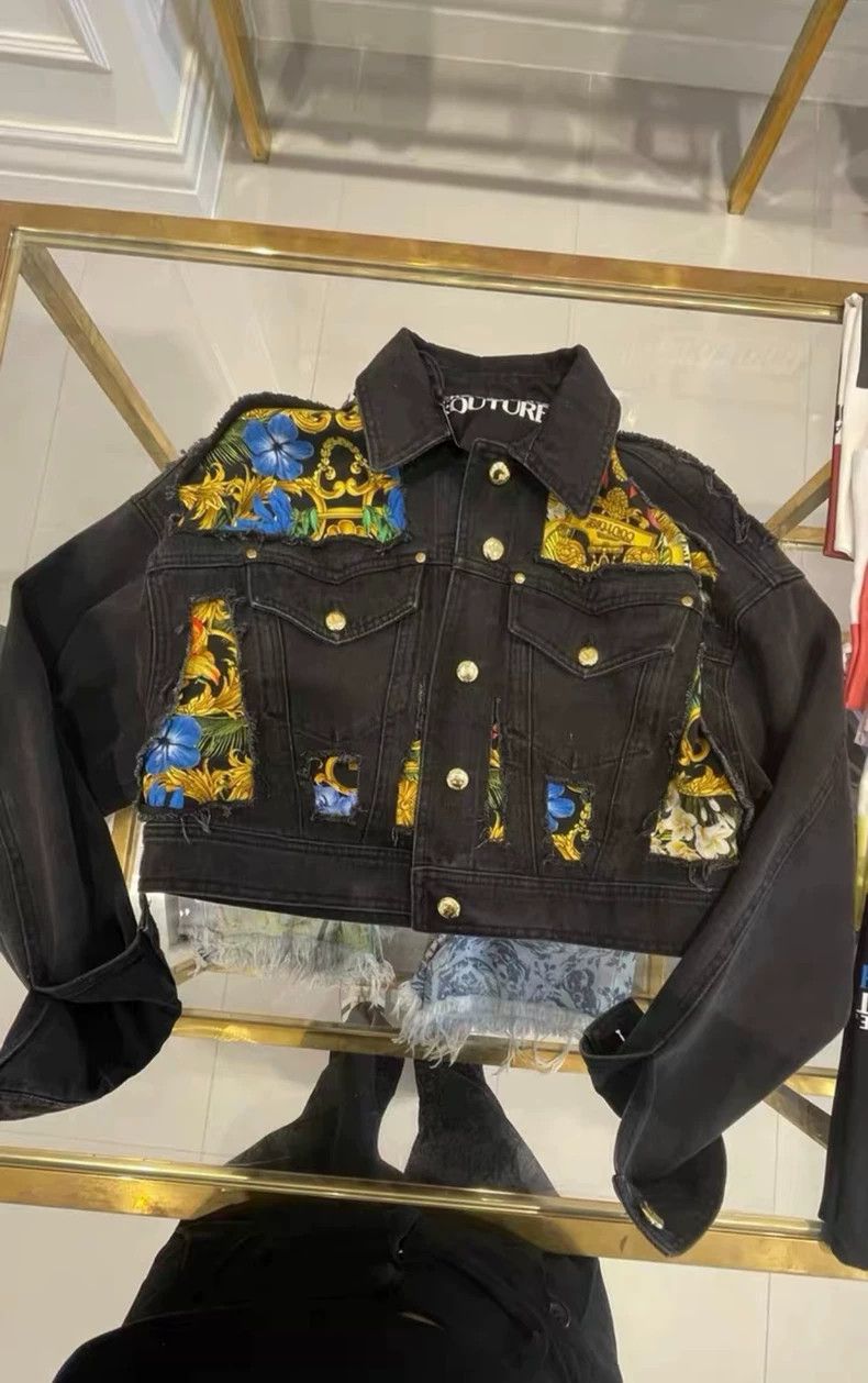 Versace Versace Jungle Couture Denim Jacket - dmc Size US M / EU 48-50 / 2 - 1 Thumbnail