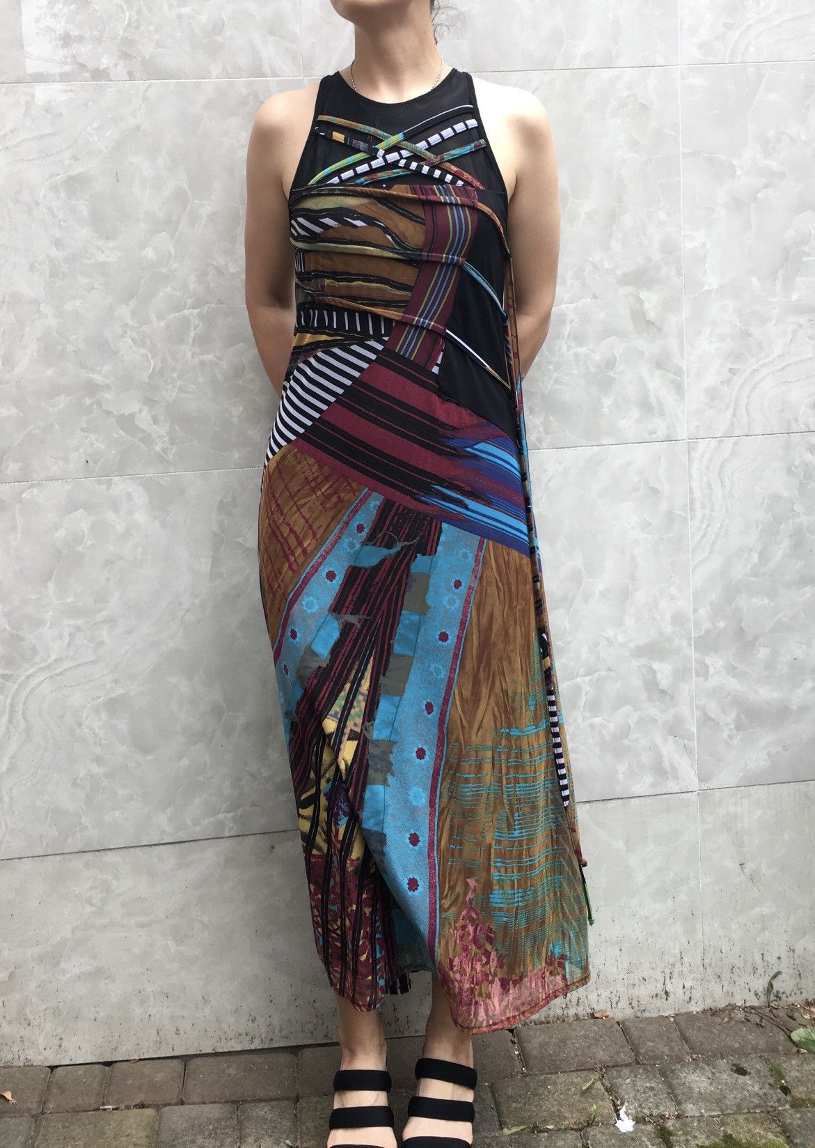 Designer Save The Queen Italy Designer Maxi Dress Size S Size S / US 4 / IT 40 - 1 Thumbnail
