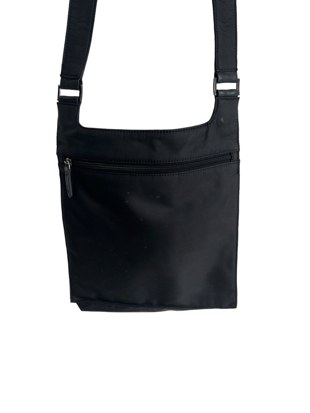 Yohji Yamamoto 90s Yohji Yamamoto Y'saccs Hybrid Leather Nylon Tactical Bag Size ONE SIZE - 8 Thumbnail