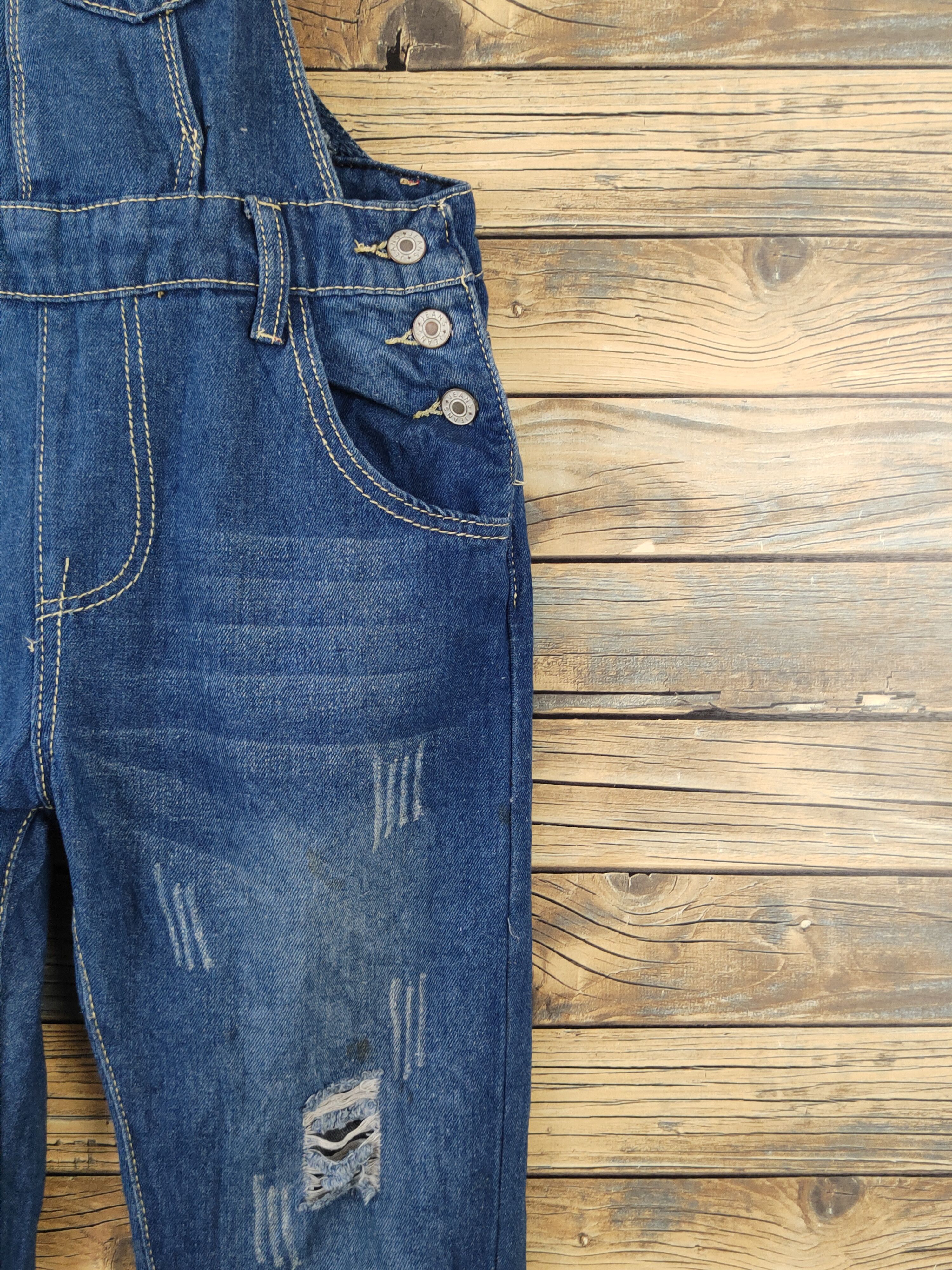 Japanese Brand × Vintage Vintage Japanese Brand Blue Denim Jumpsuits Size 30" / US 8 / IT 44 - 8 Thumbnail