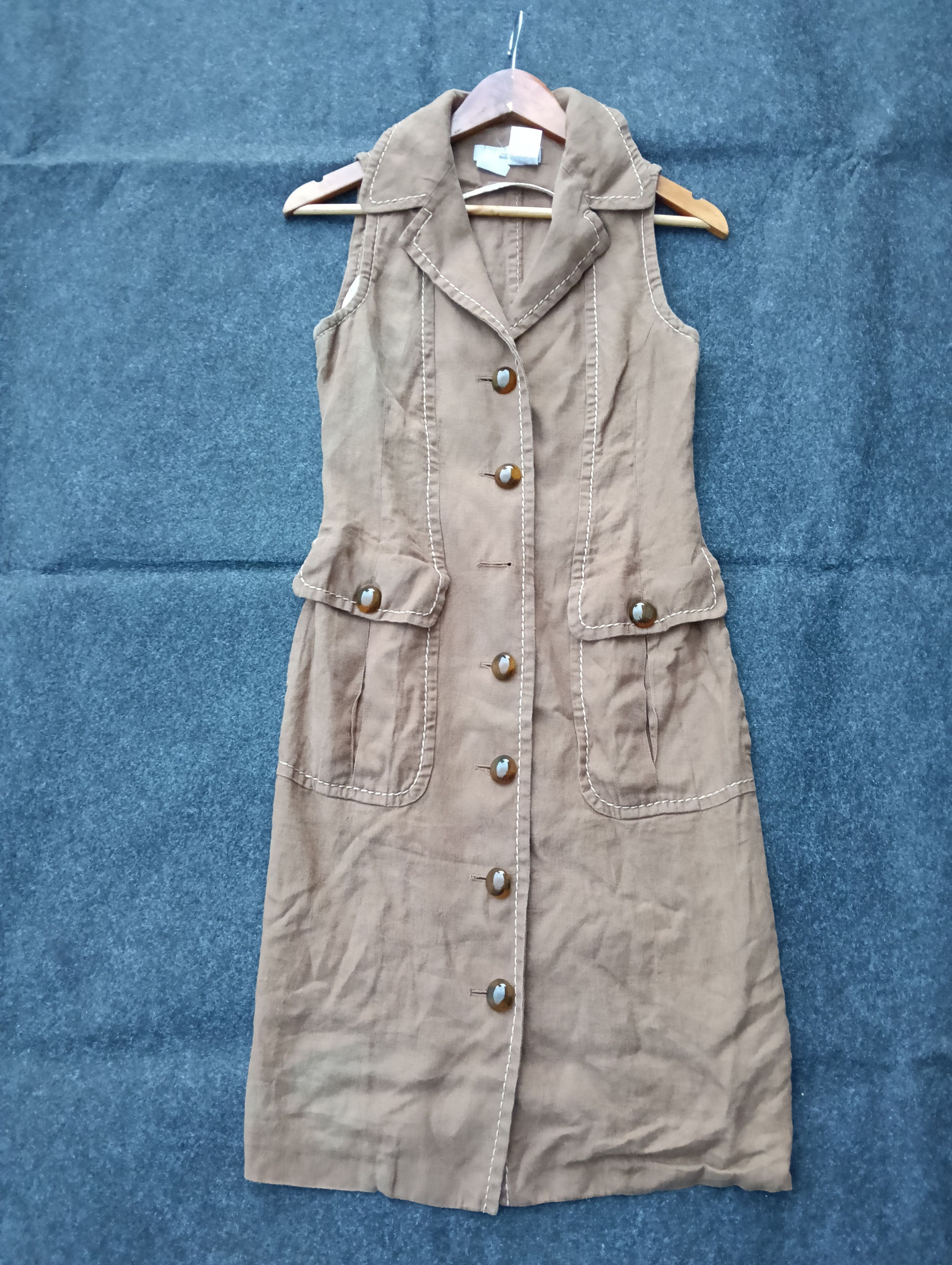 Max Mara Vintage Max mara sleeveless coverall. Size S / US 4 / IT 40 - 1 Thumbnail
