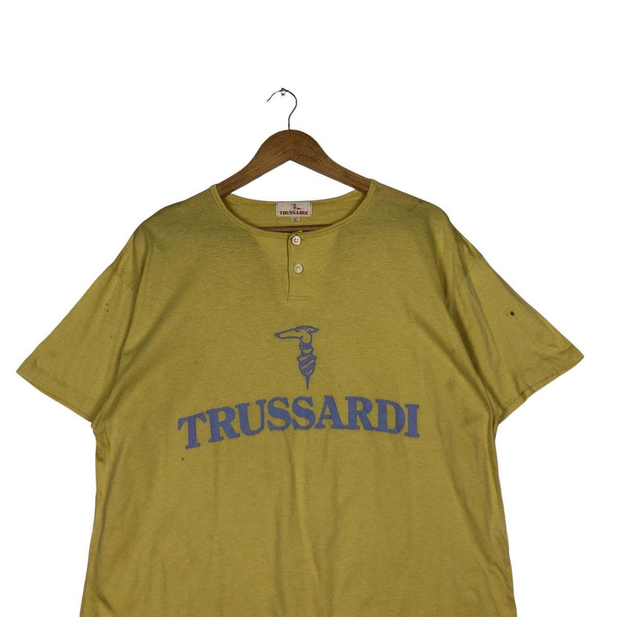 Japanese Brand × Trussardi Vintage Trussardi T-shirt Vintage Material Solf Medium Size US M / EU 48-50 / 2 - 2 Thumbnail