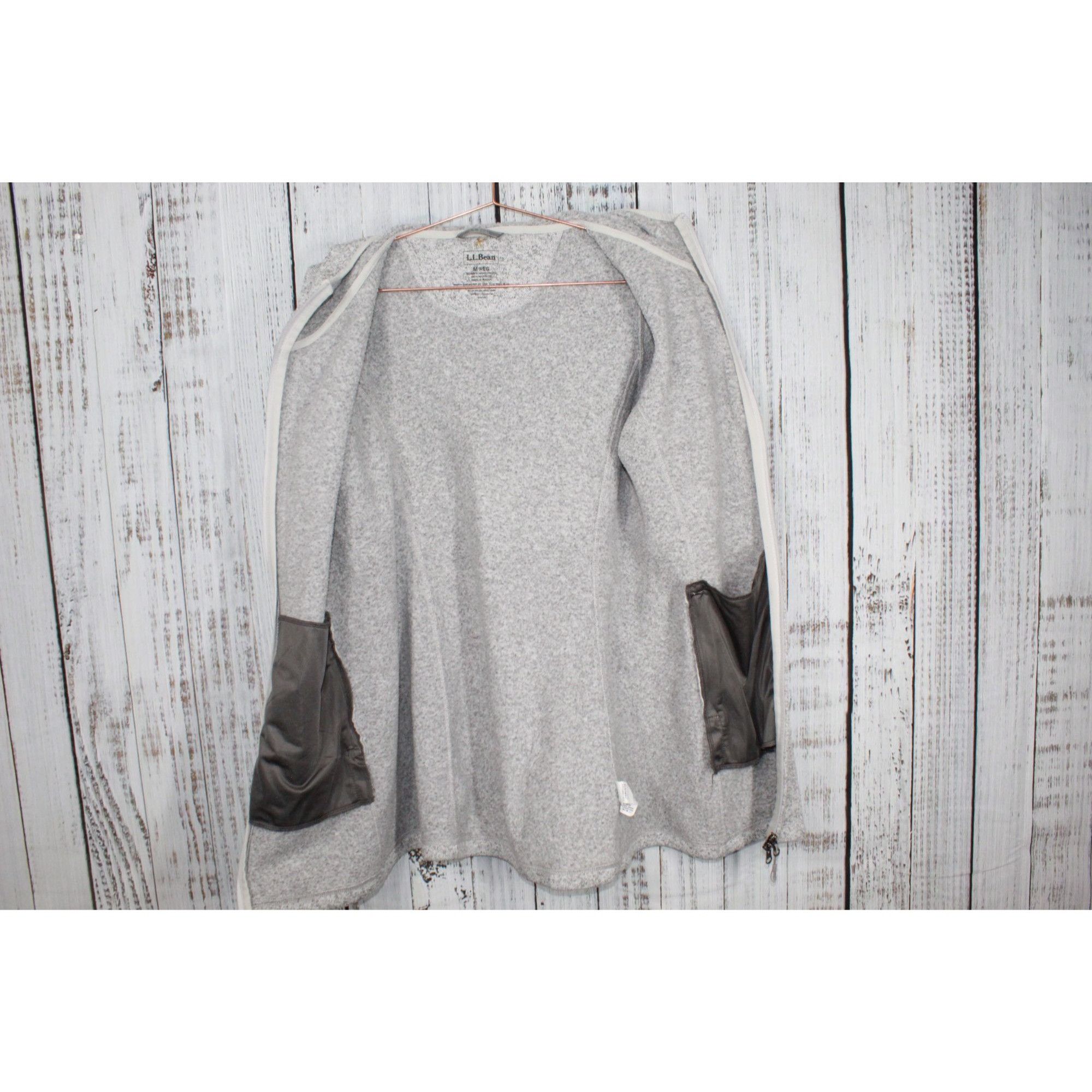 L.L. Bean LL Bean Women's Sweater Fleece Coat Pewter Size Medium Size M / US 6-8 / IT 42-44 - 8 Thumbnail