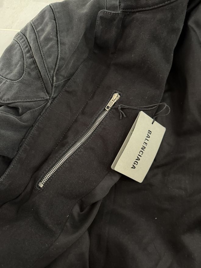 Balenciaga Denim Unity Racer Jacket Runway Size US S / EU 44-46 / 1 - 10 Thumbnail