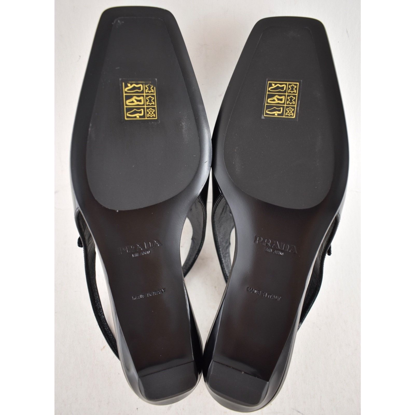 Prada Prada Black Leather Mary Jane Slingback Ballet Flat 36 Size US 6 / IT 36 - 16 Thumbnail