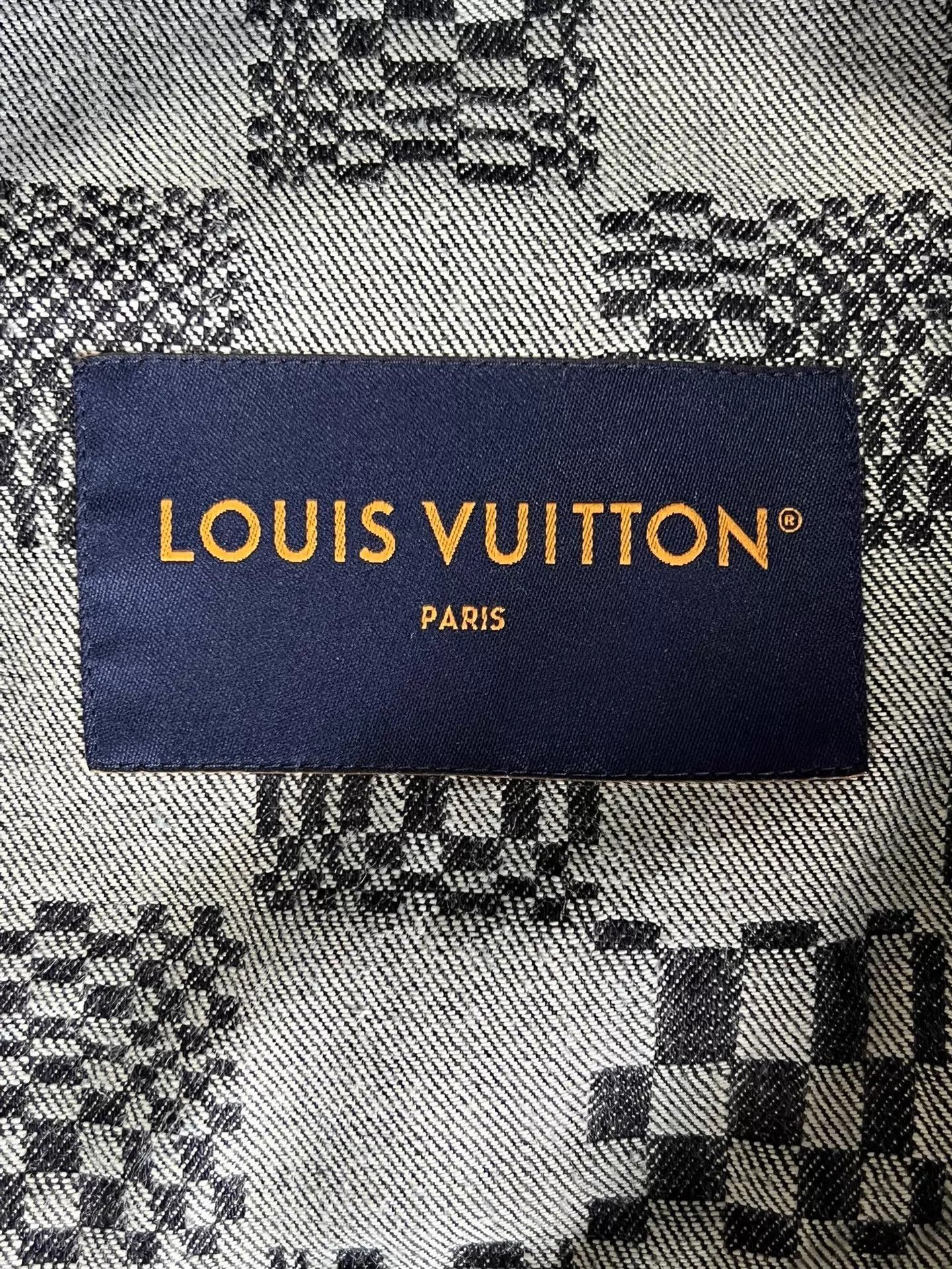 Louis Vuitton Multi Checkered Denim Jacket Size US M / EU 48-50 / 2 - 6 Thumbnail