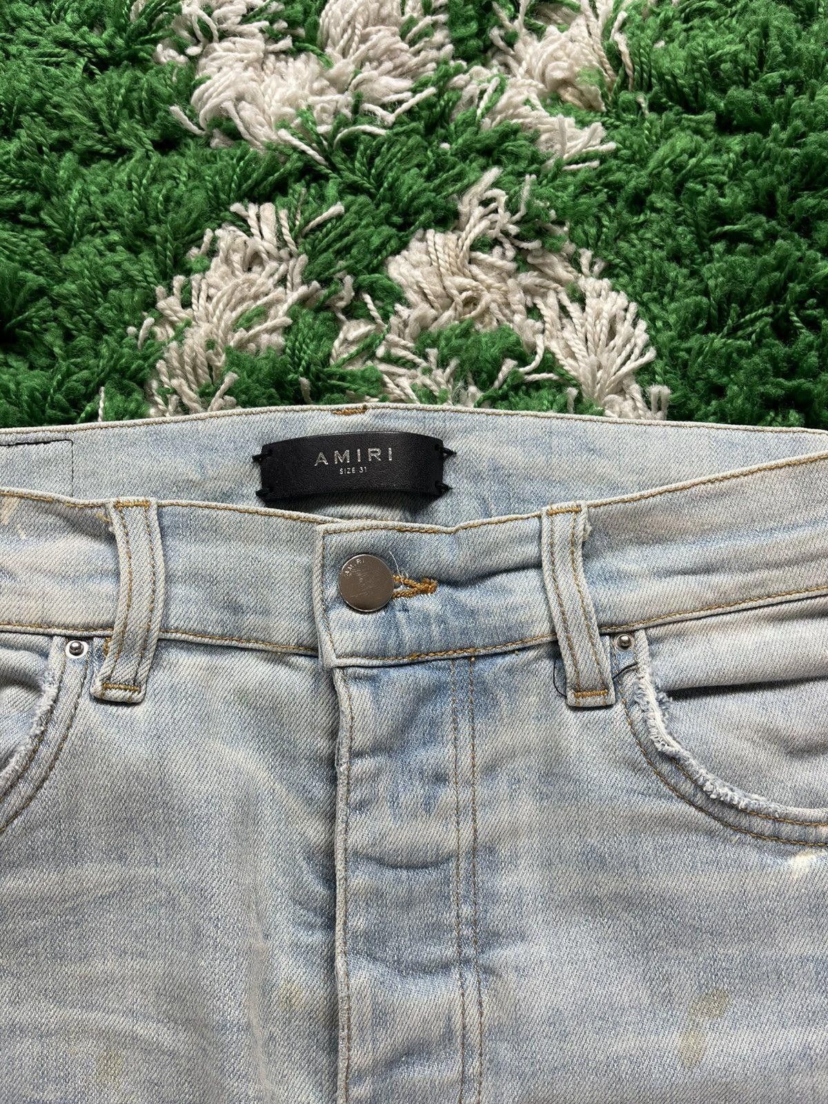 Amiri Amiri Distressed Bleached Jeans Size US 31 - 5 Thumbnail
