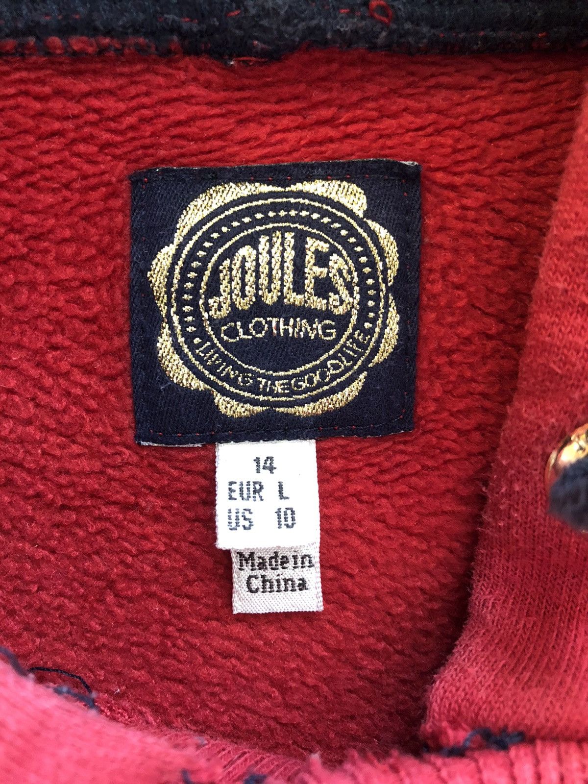Vintage VINTAGE JOULES POLO ELEPHANT SPORT HOODIE SWEATSHIRT Size US L / EU 52-54 / 3 - 6 Thumbnail