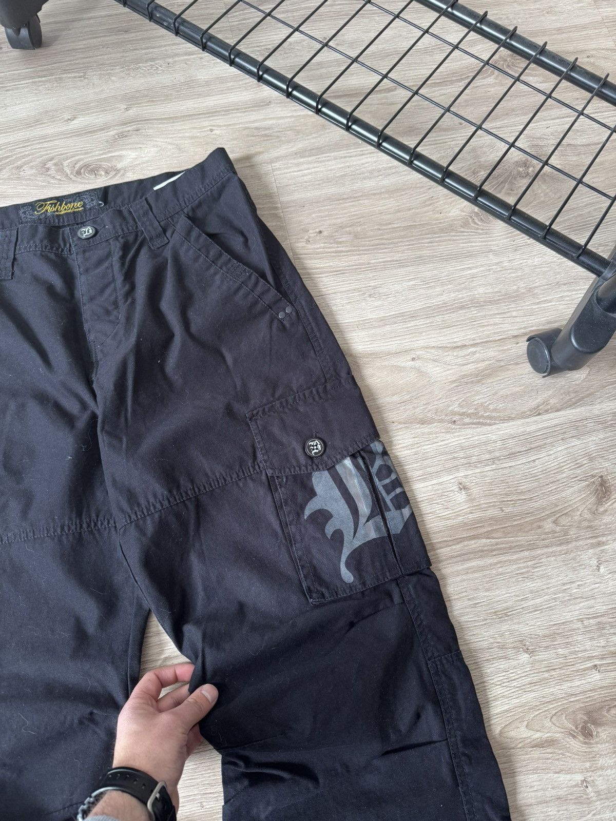 Other Vintage Y2K Fishbone Japanese Cargo Pants Size US 32 / EU 48 - 8 Thumbnail