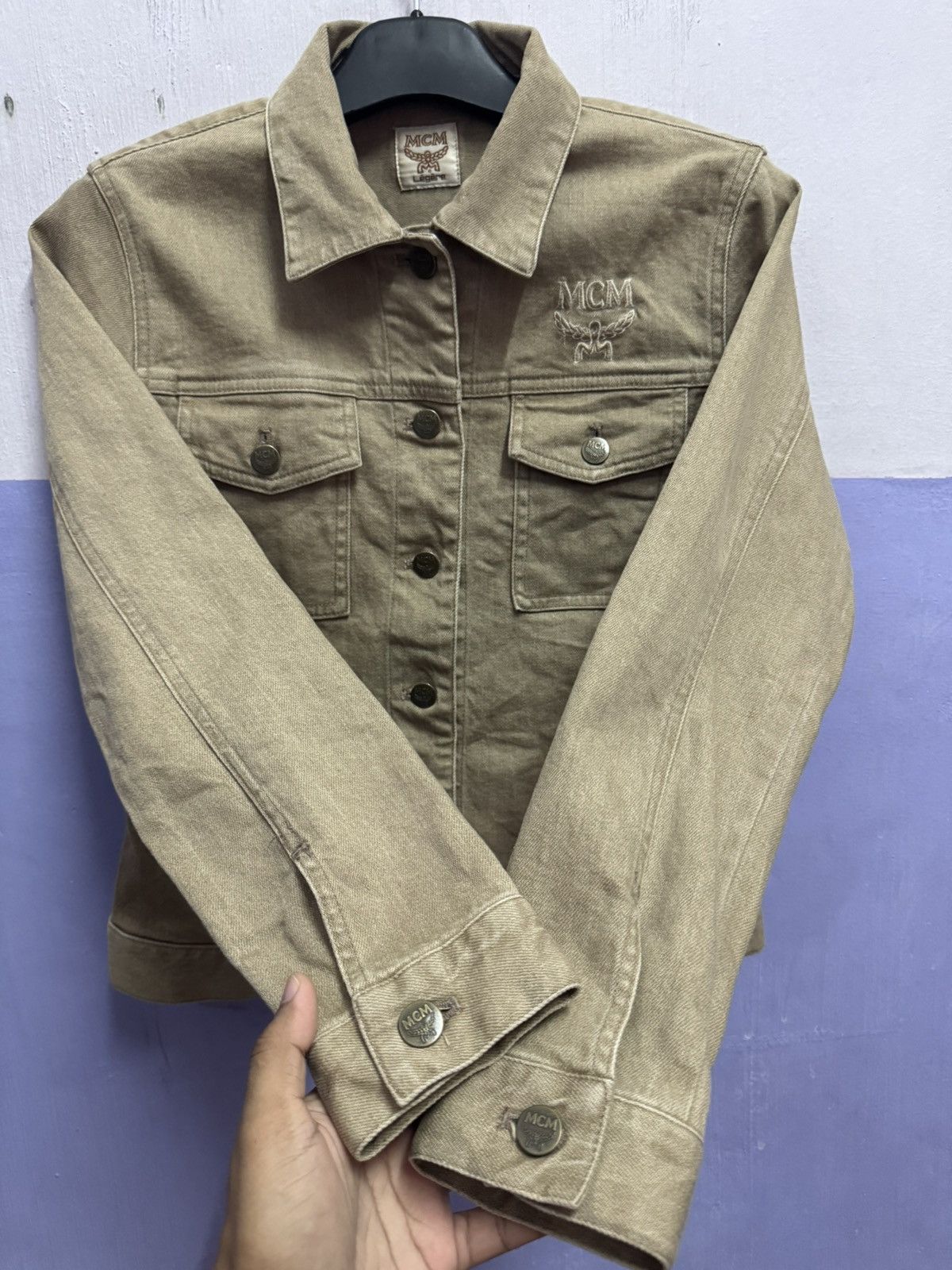 MCM Vintage 90’s MCM Denim Jacket Size US M / EU 48-50 / 2 - 4 Thumbnail