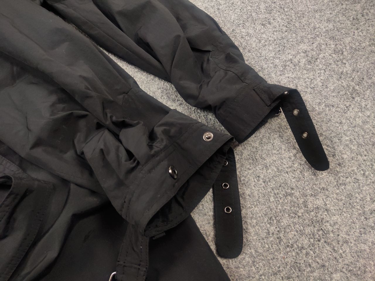MAX&Co. MAX&co Design Max Mara long Trench coat Nylon Belt Jacket Size L / US 10 / IT 46 - 8 Thumbnail