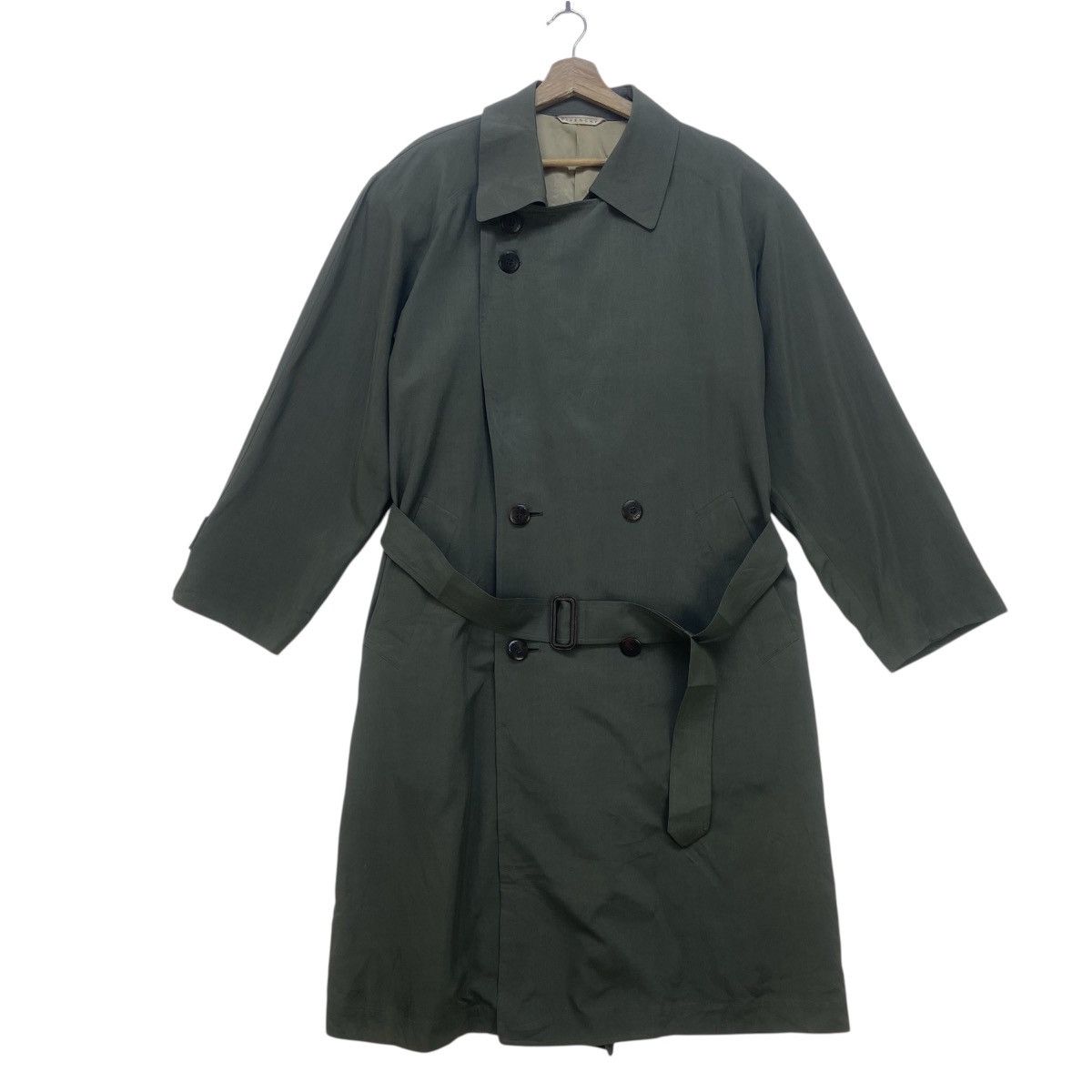 Givenchy 🔥100% Silk🔥Vintage Givenchy Monsieur Long Coat Size US S / EU 44-46 / 1 - 2 Thumbnail