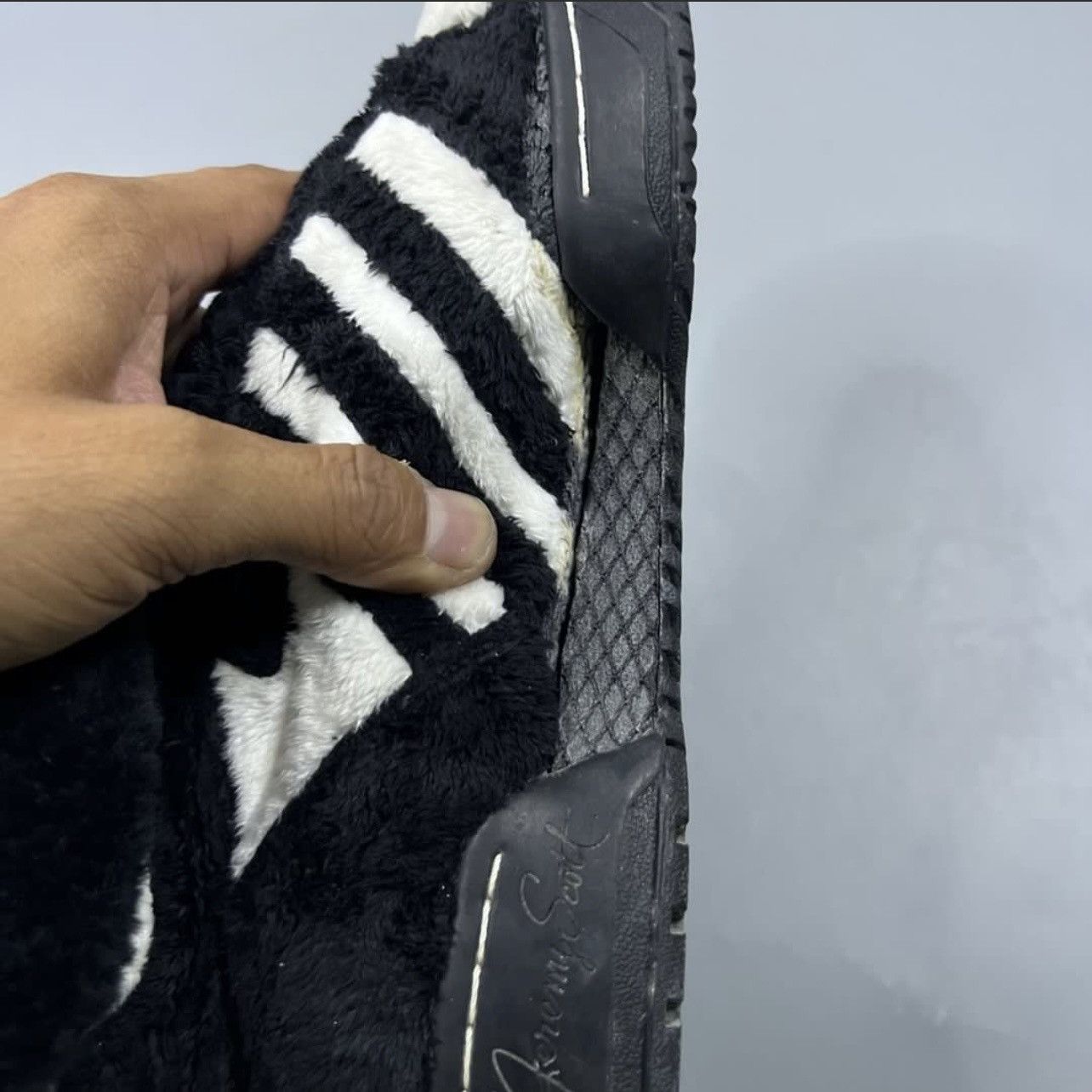 adidas Originals x Jeremy Scott Panda Bear Low Top Sneakers