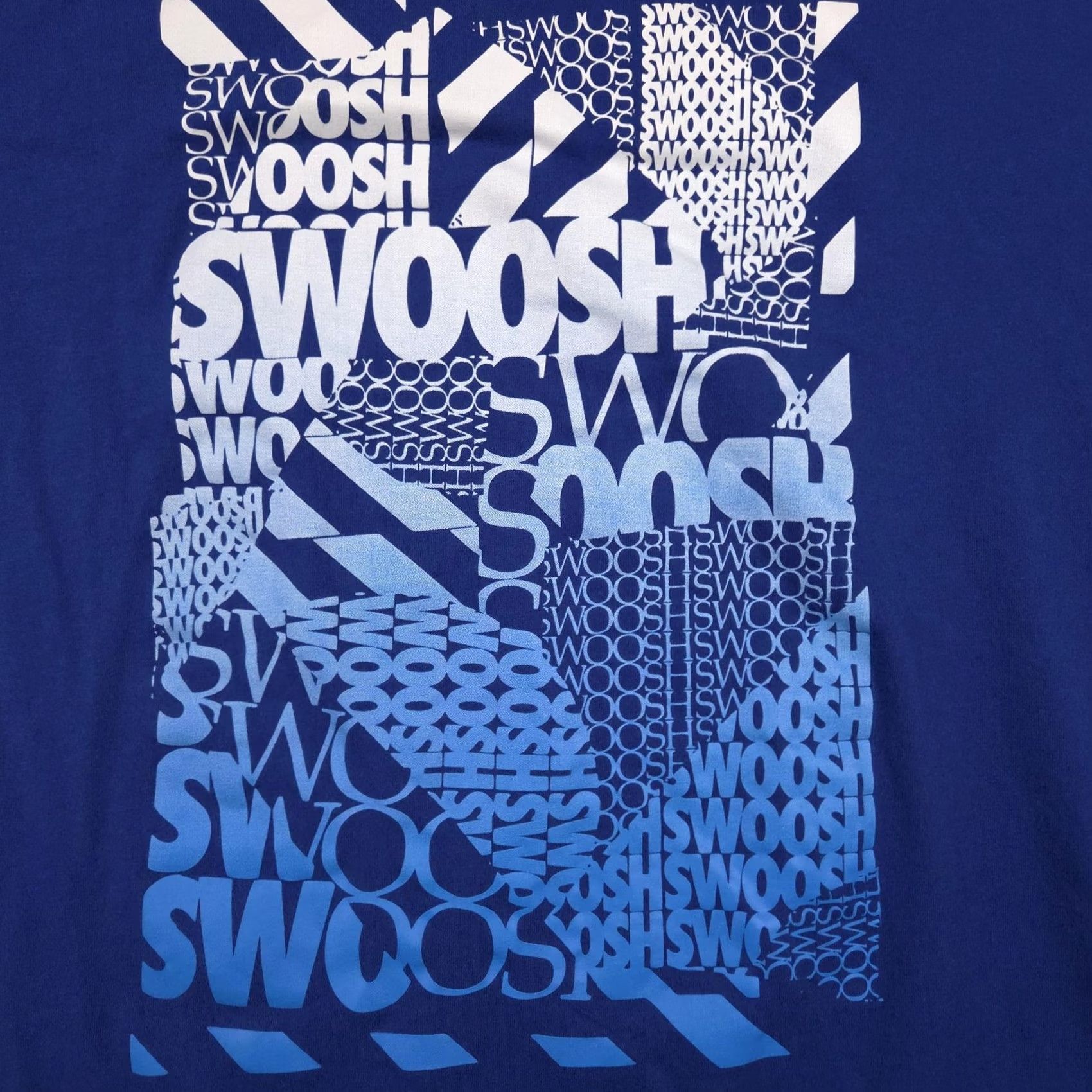 Nike Nike Shirt Mens Large Blue Swoosh Graphic Tee Short Sleeve Athletic Cambodia Size US L / EU 52-54 / 3 - 4 Thumbnail