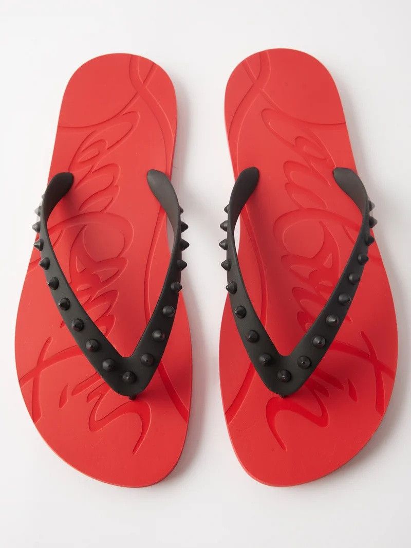 Christian Louboutin o1w1db10425 Sandals in Red Size US 9 / IT 39 - 4 Thumbnail