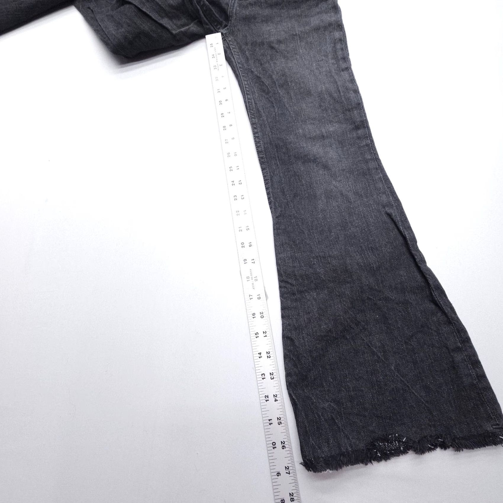 Vintage Smith & Rogue Womens No 77 Bootcut Jeans 27 x 28 Black Western Rodeo Denim Jeans Size 27" / US 4 / IT 40 - 4 Thumbnail