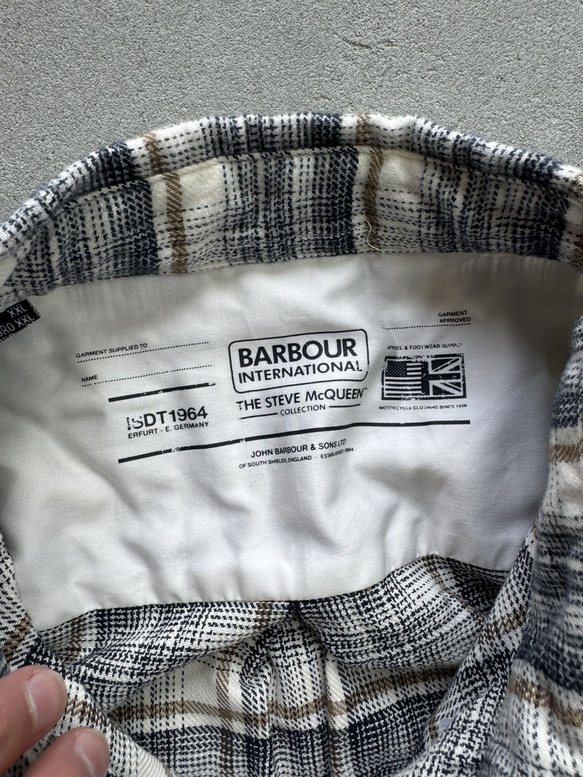 Barbour Barbour Steve McQueen Long Sleeve Shirt Size US XL / EU 56 / 4 - 4 Thumbnail