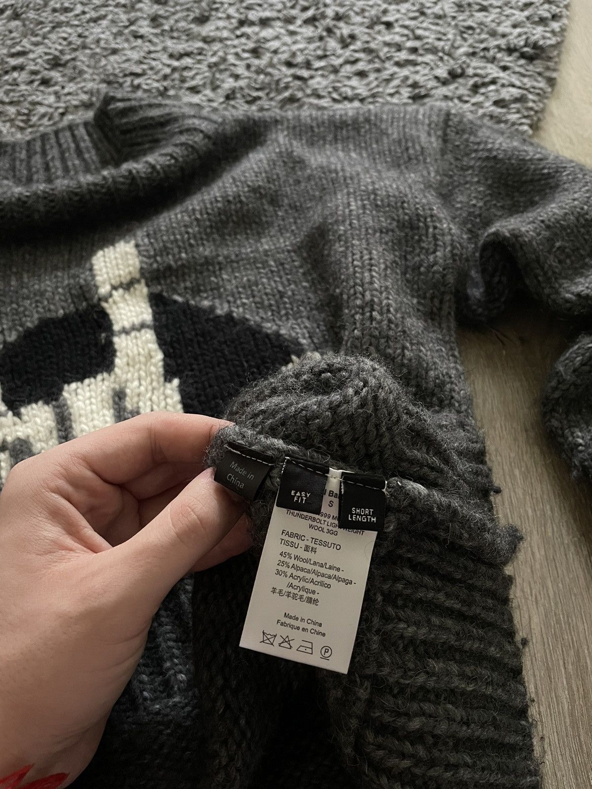 Neil Barrett Rare Neil Barrett Thunderbolt Rock Logo Wool Knit Sweater Size US M / EU 48-50 / 2 - 7 Thumbnail