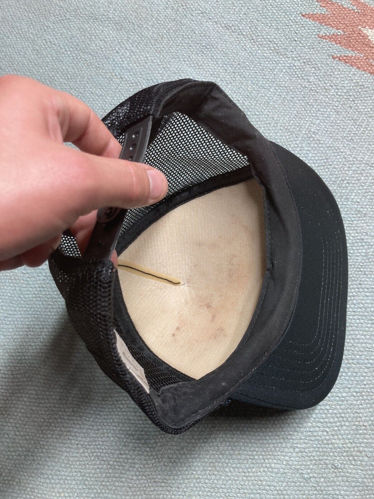 Vintage trucker hat difference between job wife still sucks funny Size ONE SIZE - 6 Thumbnail