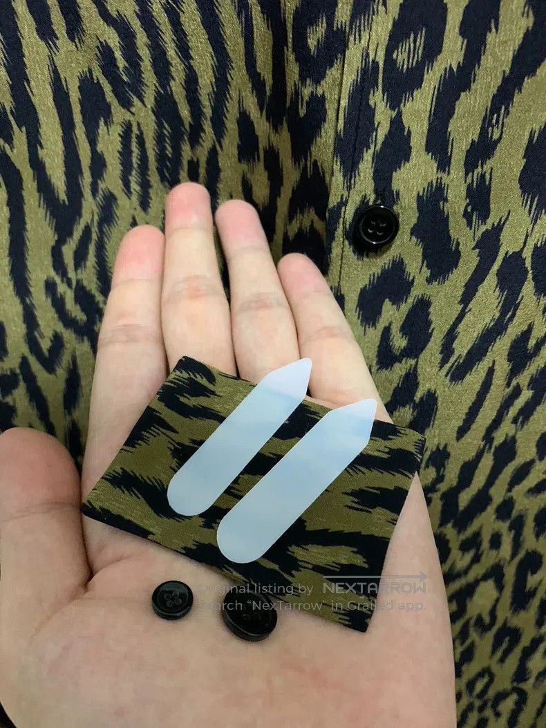 Saint Laurent Paris Saint Laurent Paris Size 37 Silk Leopard Print All-Over Sh Size US S / EU 44-46 / 1 - 8 Thumbnail