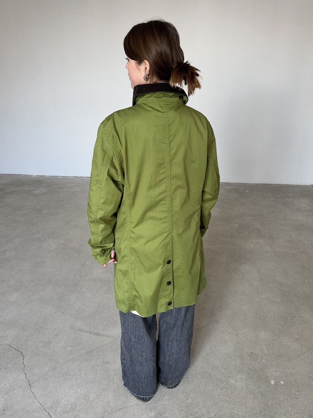 Barbour Vintage Barbour Waterproof Green Short Coat Size XL / US 12-14 / IT 48-50 - 14 Thumbnail
