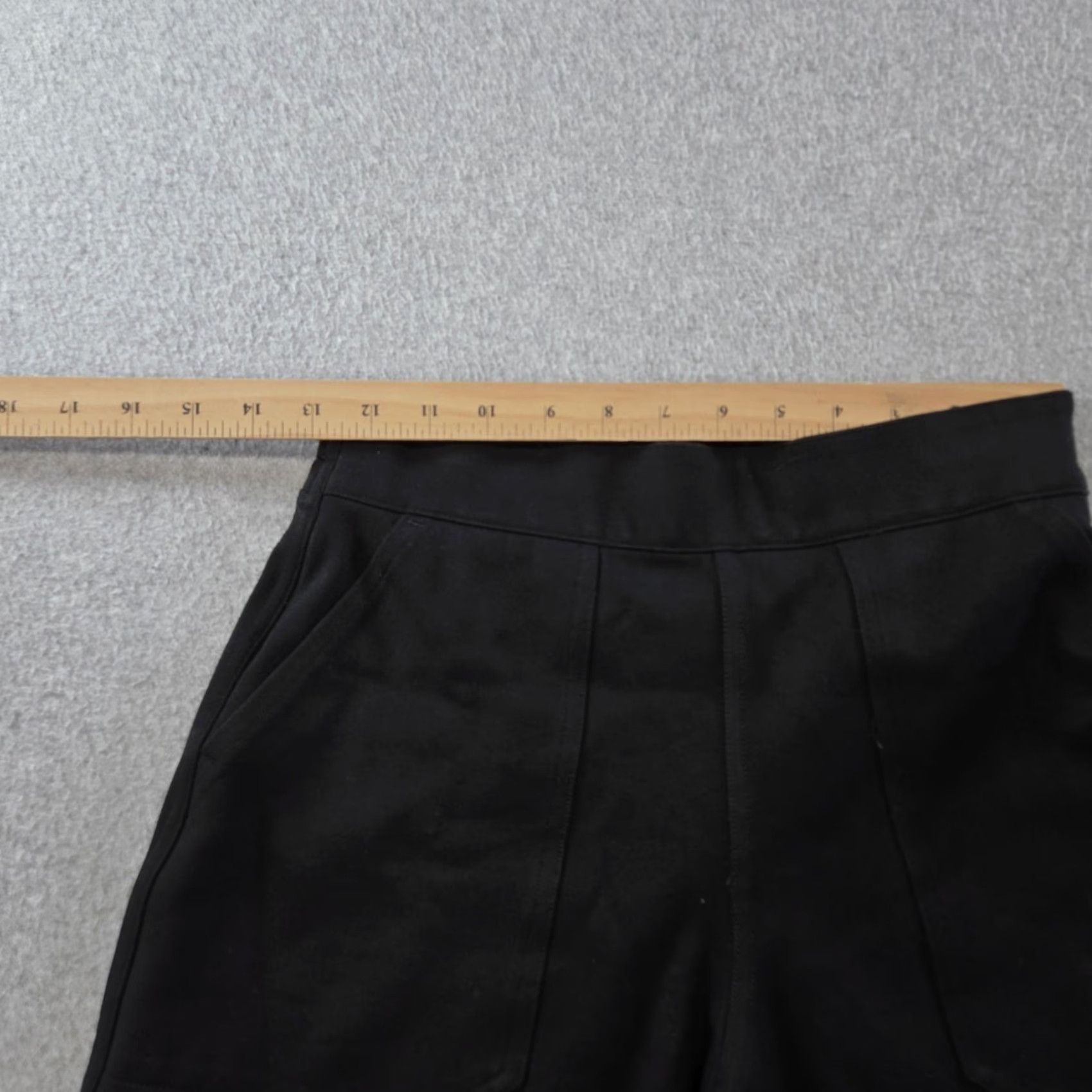 Spanx Spanx Pants Womens S Black Jogger Knit Pockets Elastic Waist Cuffed Pull On Size 28" / US 6 / IT 42 - 7 Thumbnail