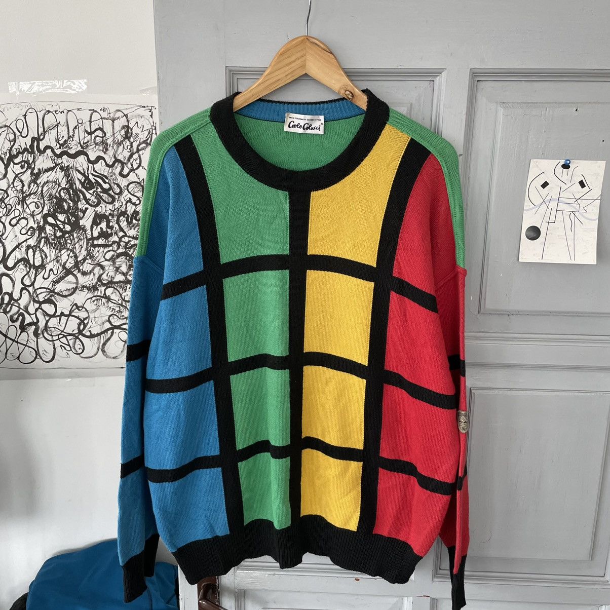 Carlo Colucci × Vintage Vintage Carlo Colucci sweatshirt jumper y2k Size US L / EU 52-54 / 3 - 3 Thumbnail