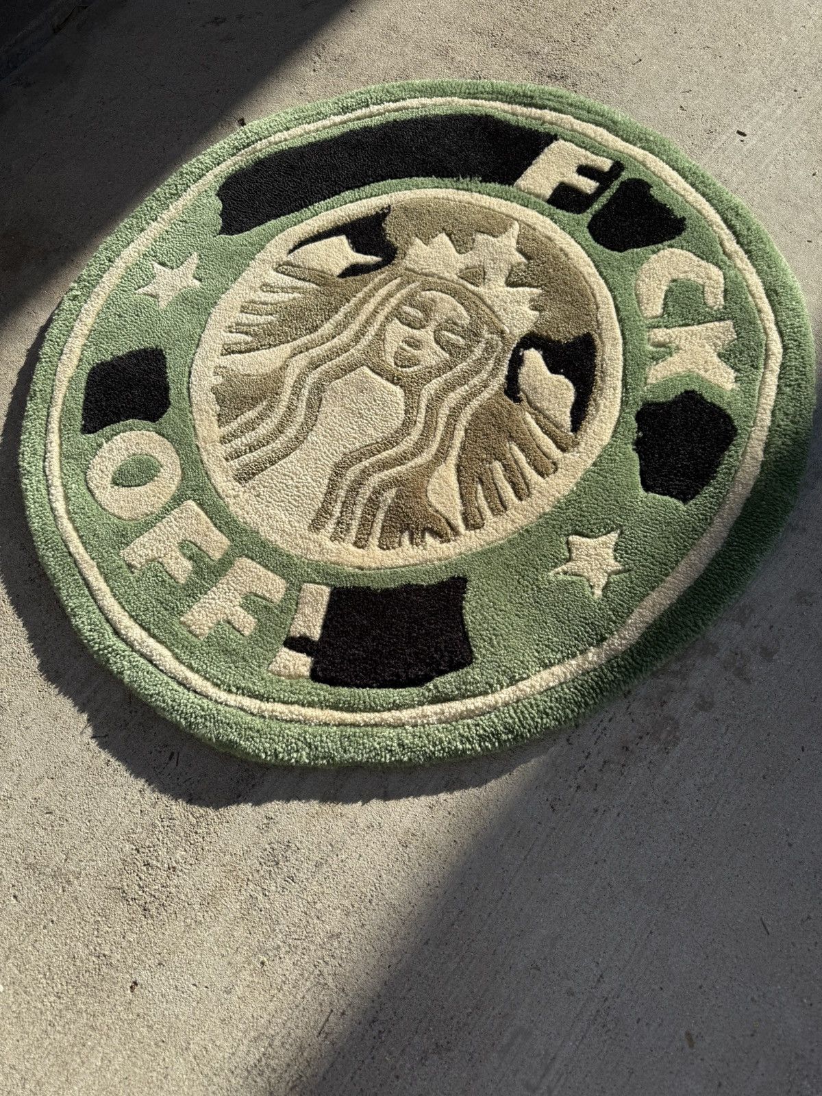 Vintage Starbucks F*CK OFF Rug Size ONE SIZE - 5 Thumbnail