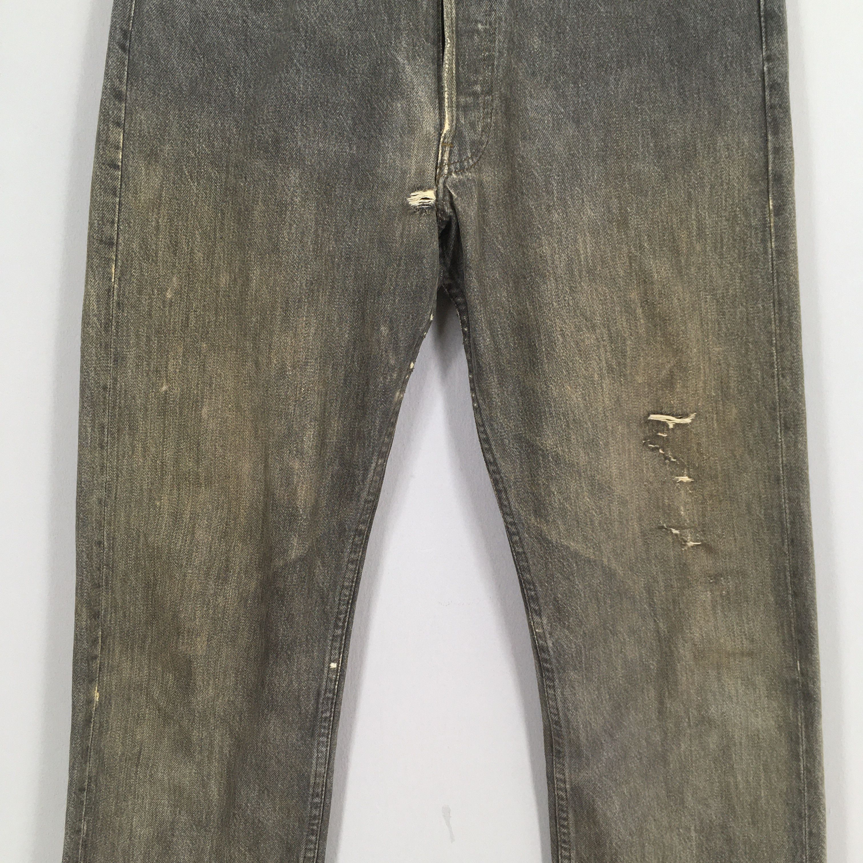 Levi's Size 31x29 Vintage 90s Levi's 501 Black Jeans S1375 Size US 31 - 3 Thumbnail