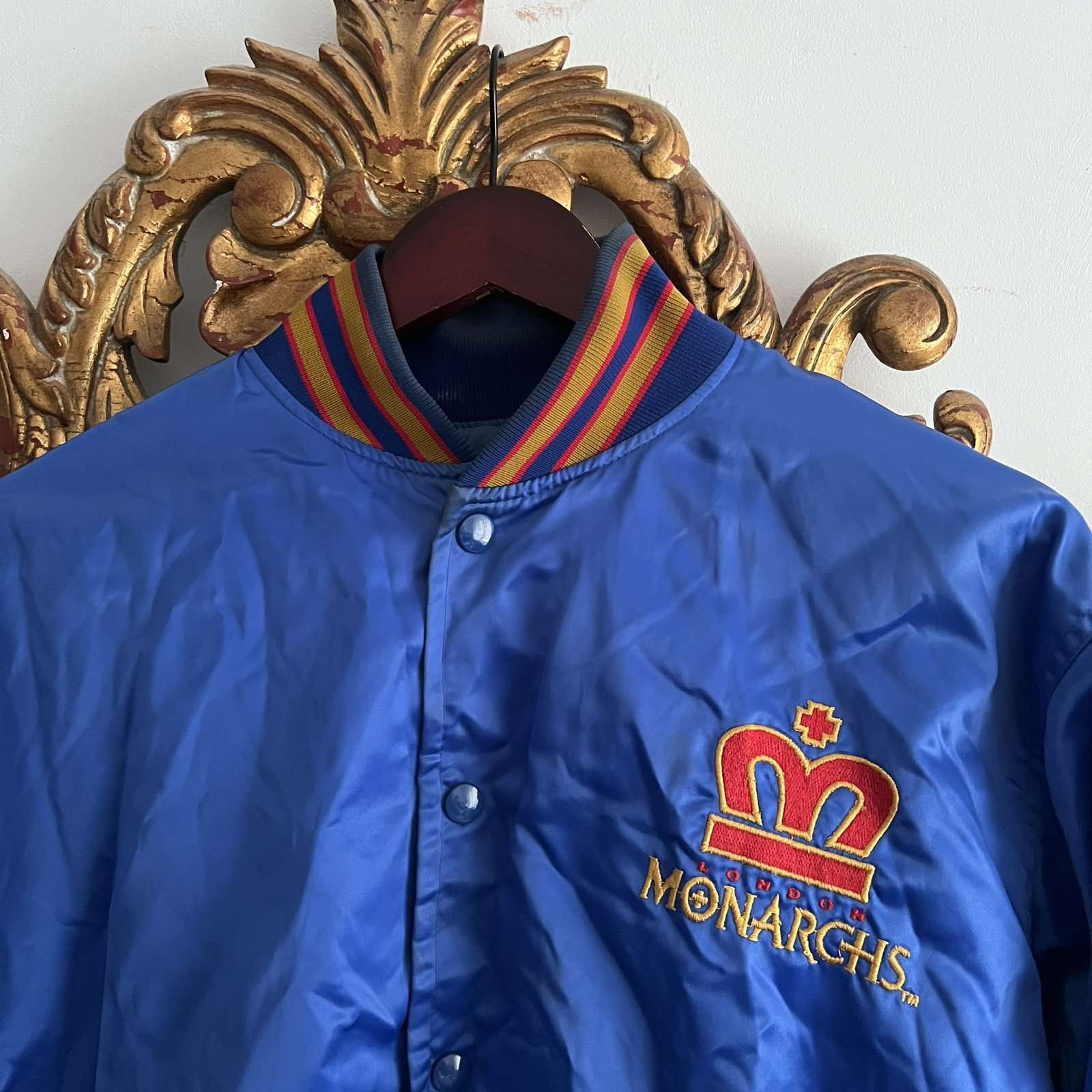 NFL Vintage NFL London Monarchs World League Bomber Jacket Size US M / EU 48-50 / 2 - 4 Thumbnail