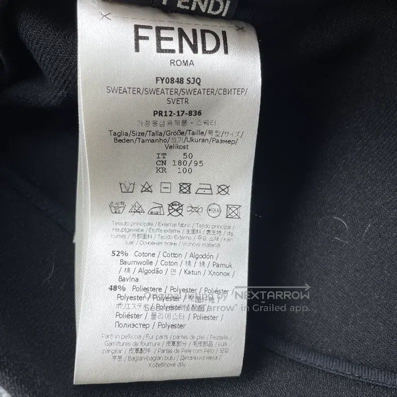 Fendi Fendi Black magic tape logo zipper jacket Size US M / EU 48-50 / 2 - 7 Thumbnail