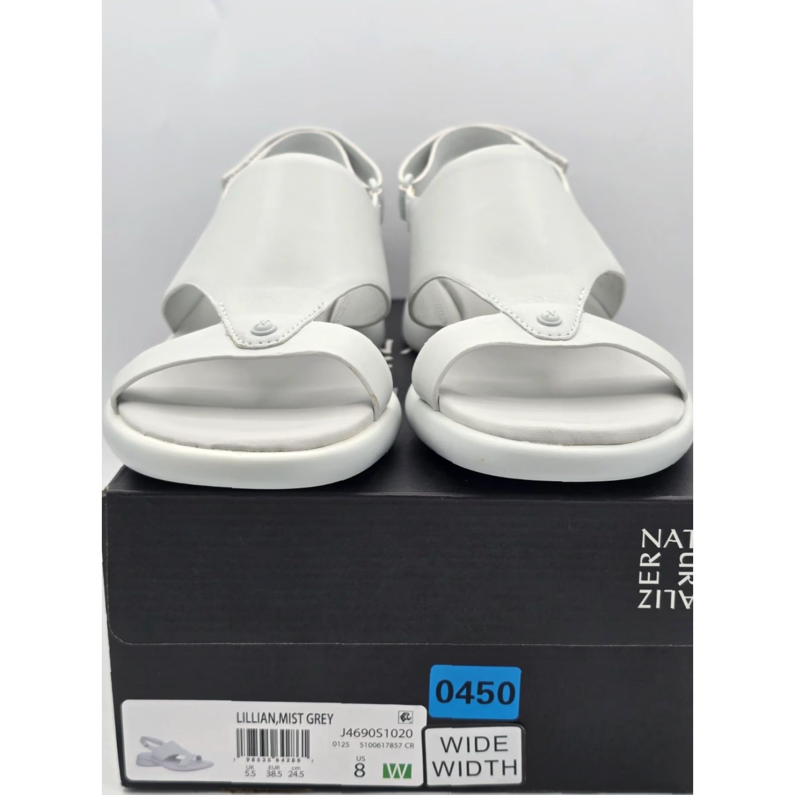 Naturalizer Naturalizer Lillian Slingback Sandal Mist Grey 8 WIDE Women Shoes Womens Sandal NIB Size US 8 / IT 38 - 3 Thumbnail