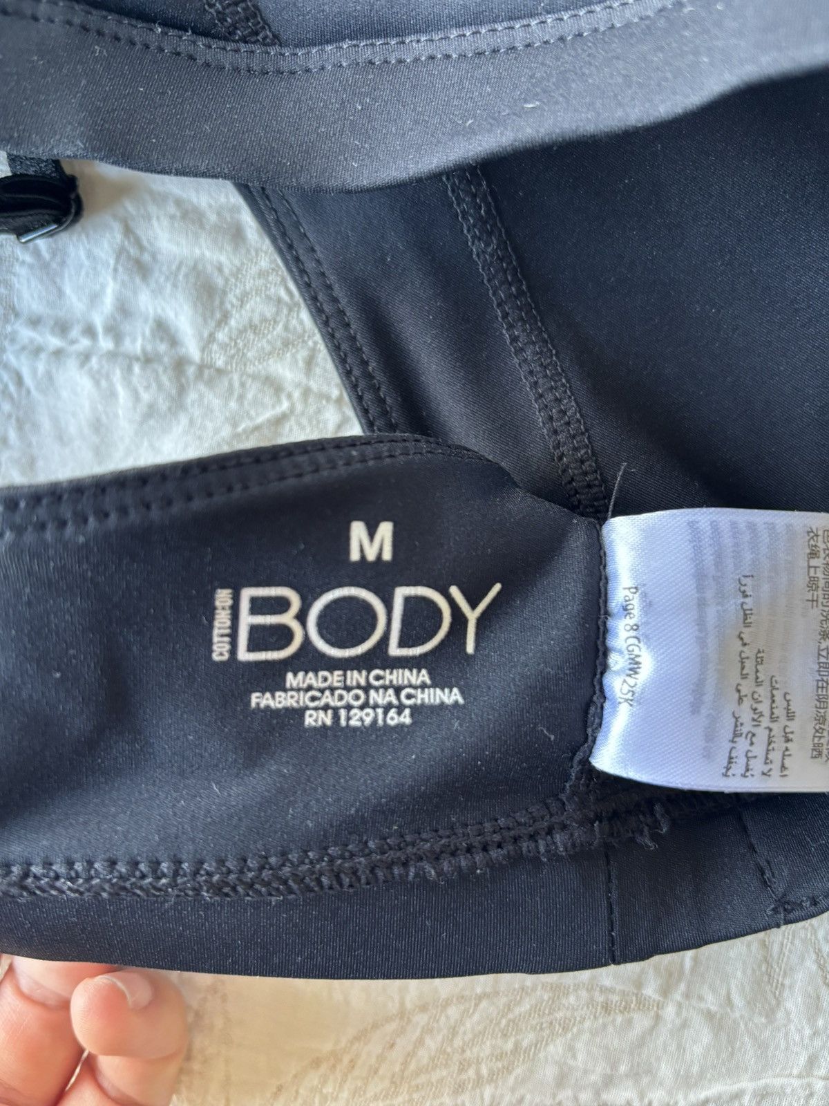 Cotton On Black Sports Bra/ Crop Size M / US 6-8 / IT 42-44 - 4 Thumbnail