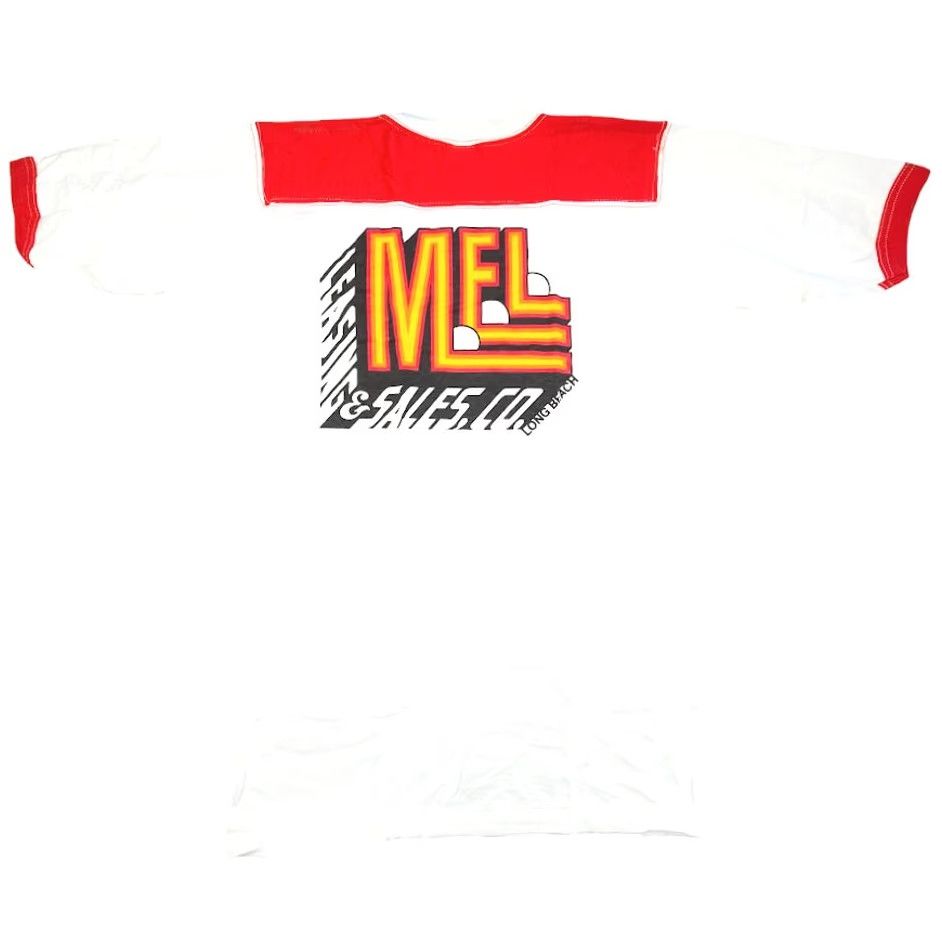 Vintage VINTAGE MEL Long Beach T Shirt Mens Size S Red 80s Ringer Tee Made In USA NEW Size US S / EU 44-46 / 1 - 4 Thumbnail