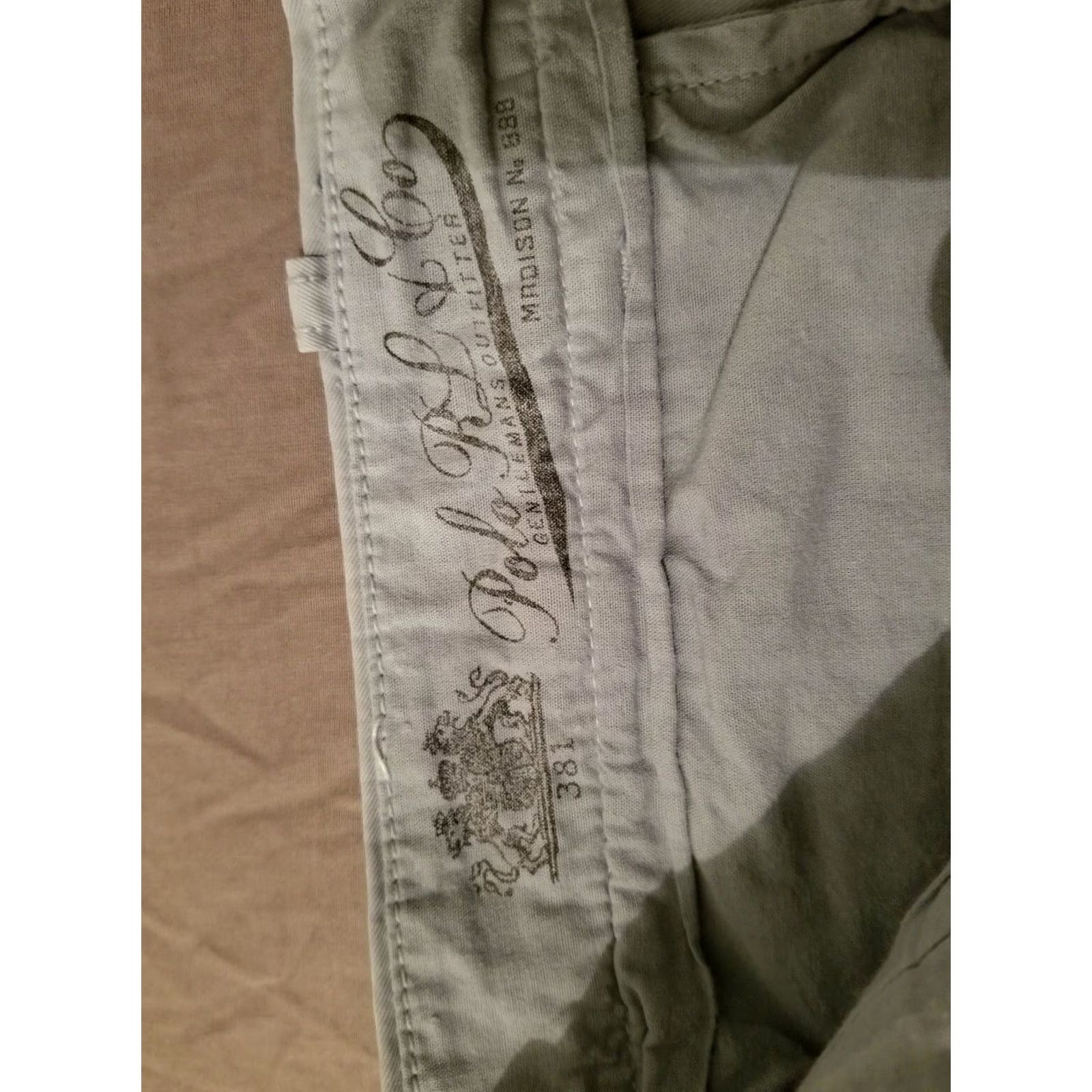 Polo Ralph Lauren Polo Ralph Lauren Mens Polo Shorts Chino Cotton Gray 34 Regular 35 FK Size US S / EU 44-46 / 1 - 5 Thumbnail