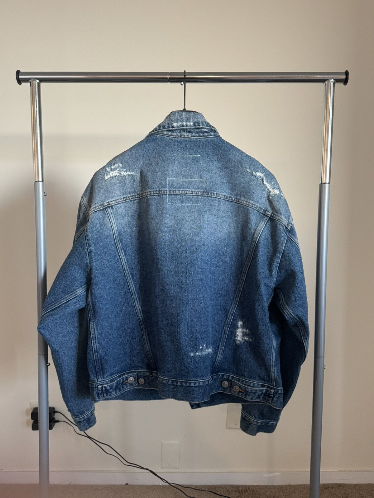 MM6 MM6 MEN DISTRESSED DENIM JACKET Size US M / EU 48-50 / 2 - 2 Thumbnail
