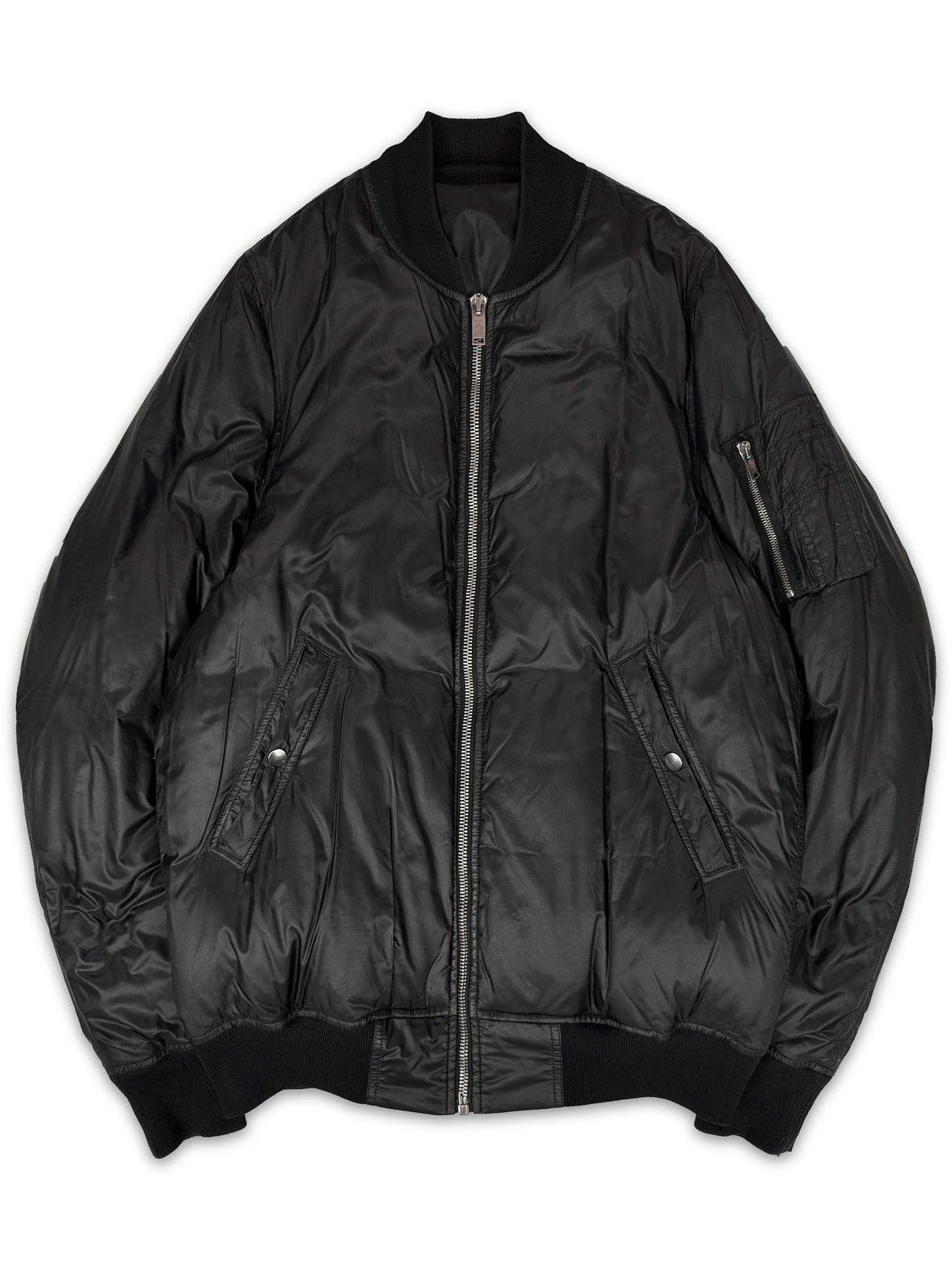 Rick Owens × Rick Owens Drkshdw SS13 Rick Owens Plinth Black MA1 