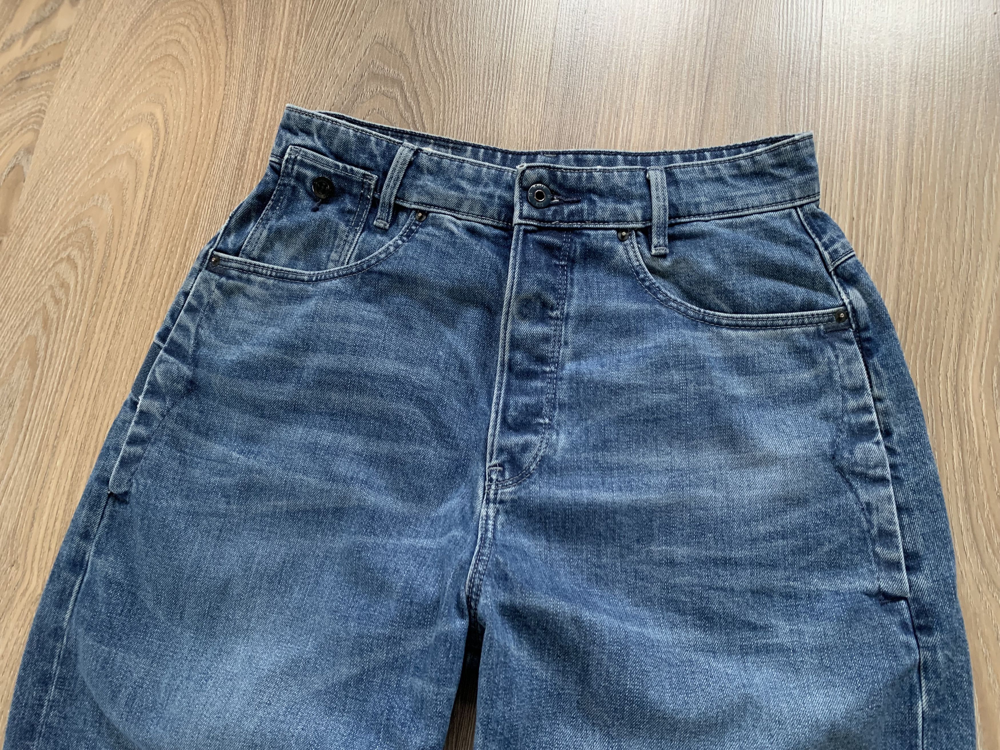 G-Star G Star Raw Women's C-Staq 3d Boyfriend Crop Blue Jeans Size 27" / US 4 / IT 40 - 4 Thumbnail