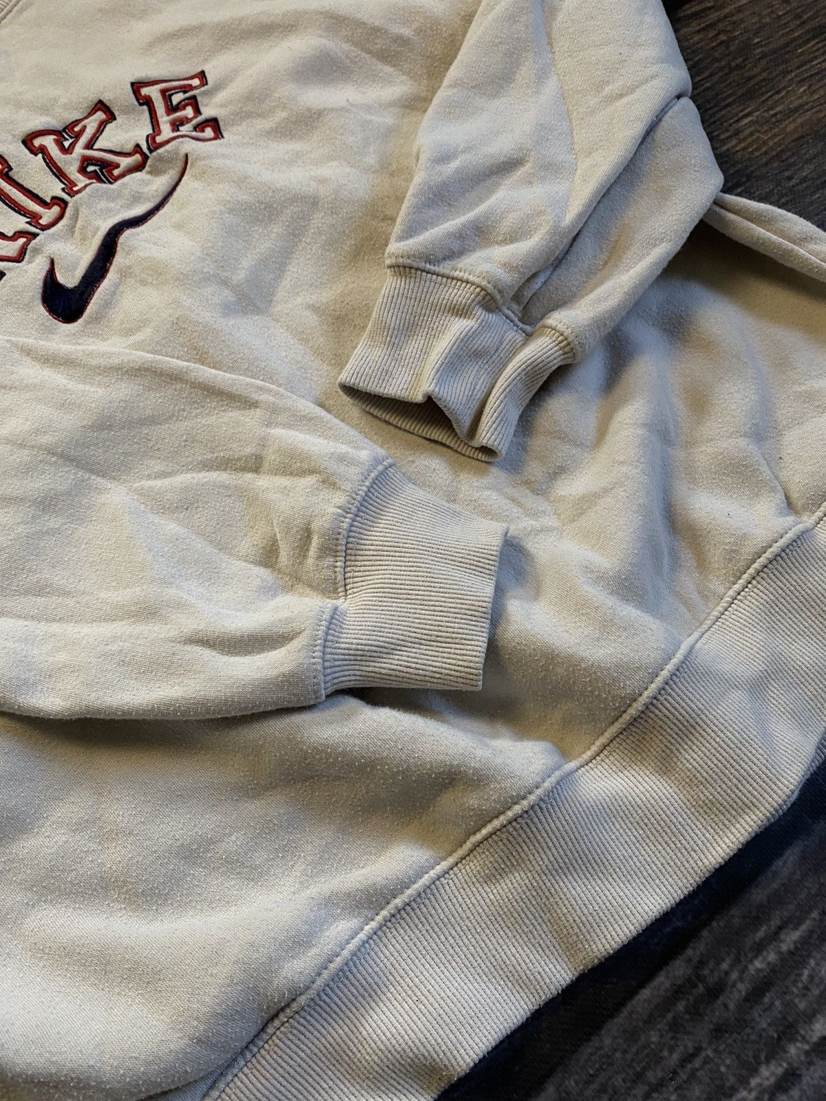 Nike × Vintage ULTRAVINTAGE❗️ NIKE CENTRE LOGO SWEATSHIRT Size US L / EU 52-54 / 3 - 7 Thumbnail