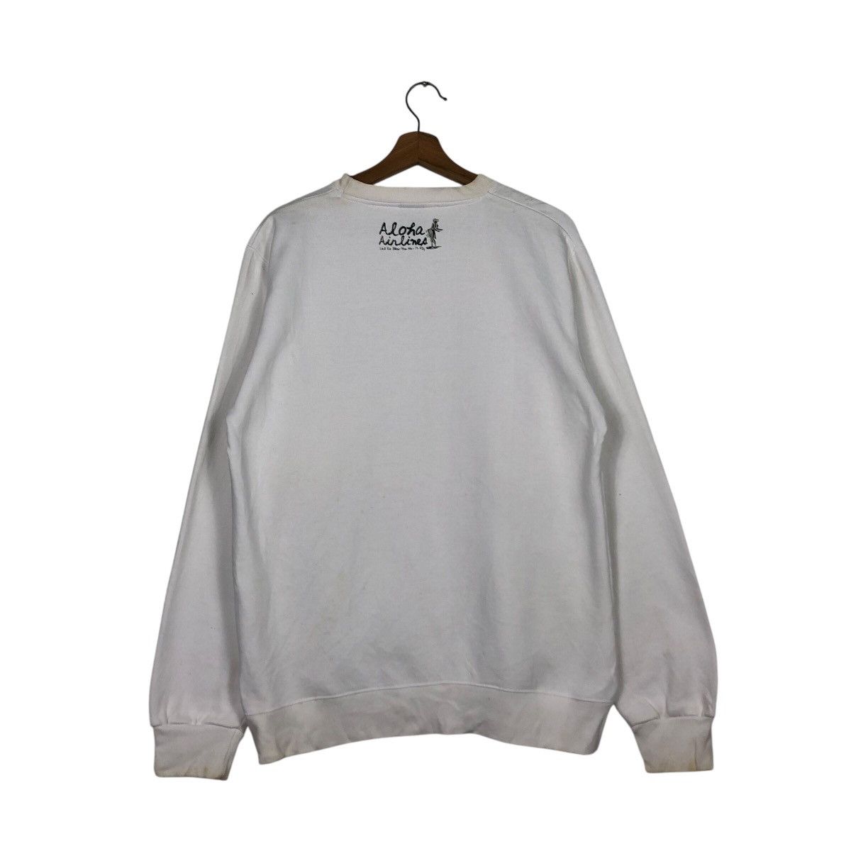 Japanese Brand 📌Vintage Sweatshirt Aloha Airlines Big Logo Design Size US M / EU 48-50 / 2 - 9 Thumbnail