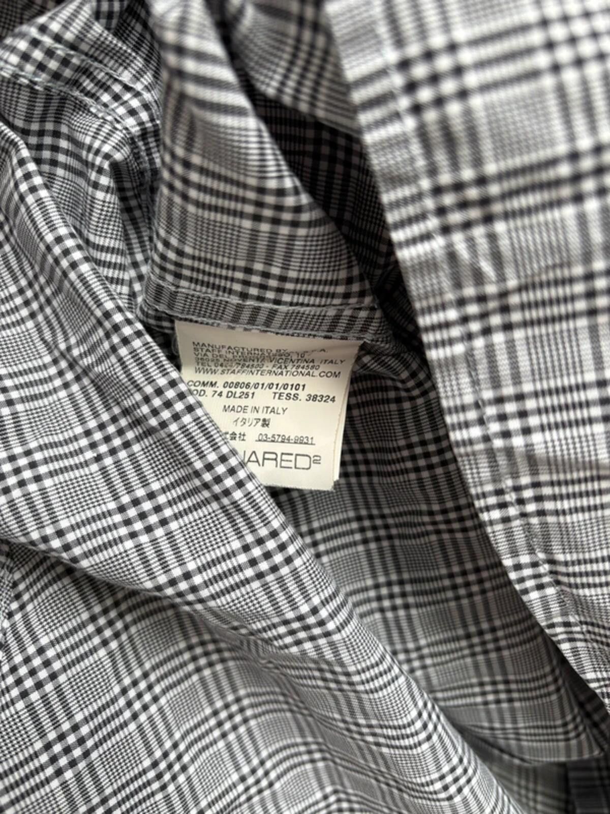 Dsquared2 Dsquared2 Checkered Cotton Shirt Size US M / EU 48-50 / 2 - 6 Thumbnail