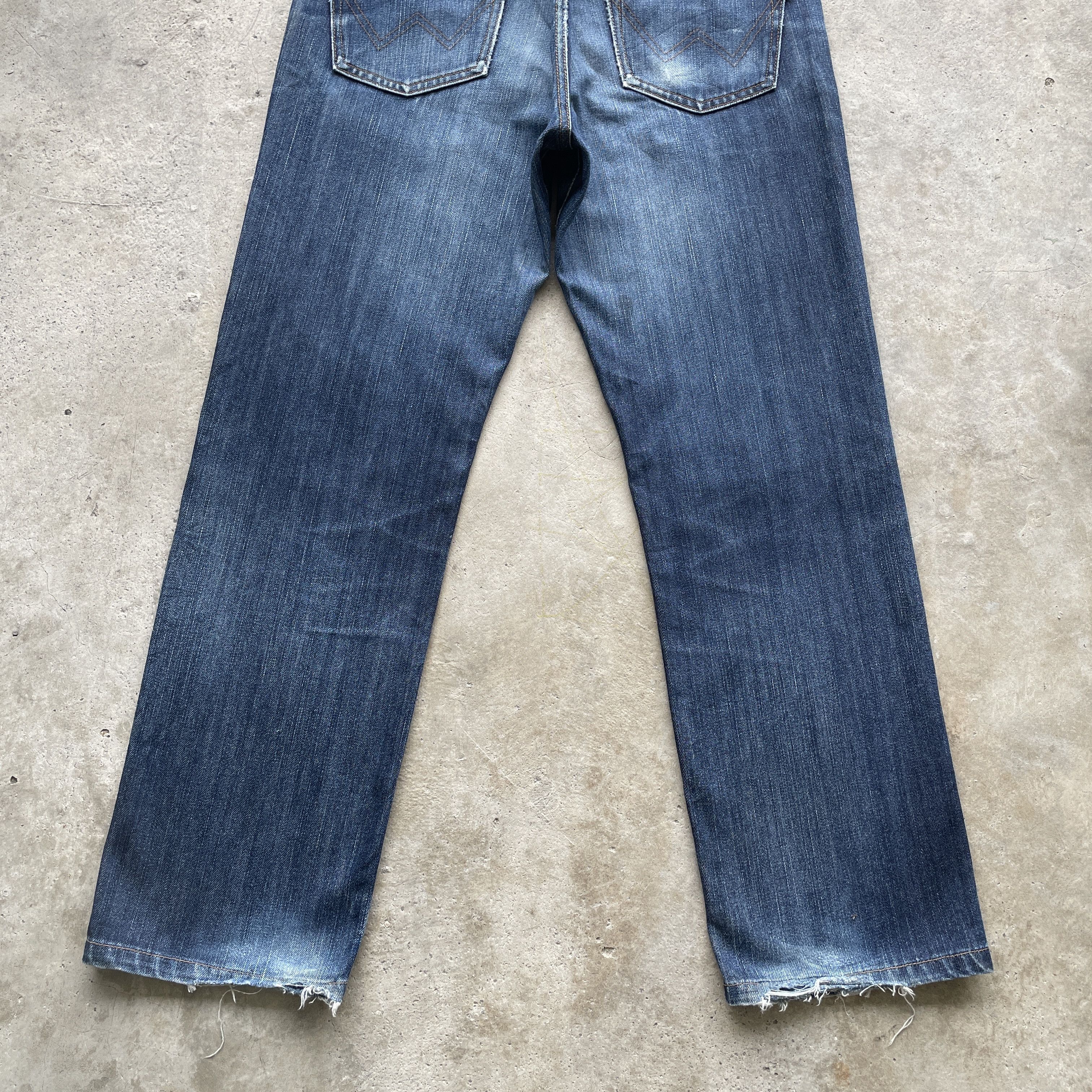 Edwin W32x29 Vintage Edwin Jeans Distressed Denim Faded Pants Size US 32 / EU 48 - 11 Thumbnail