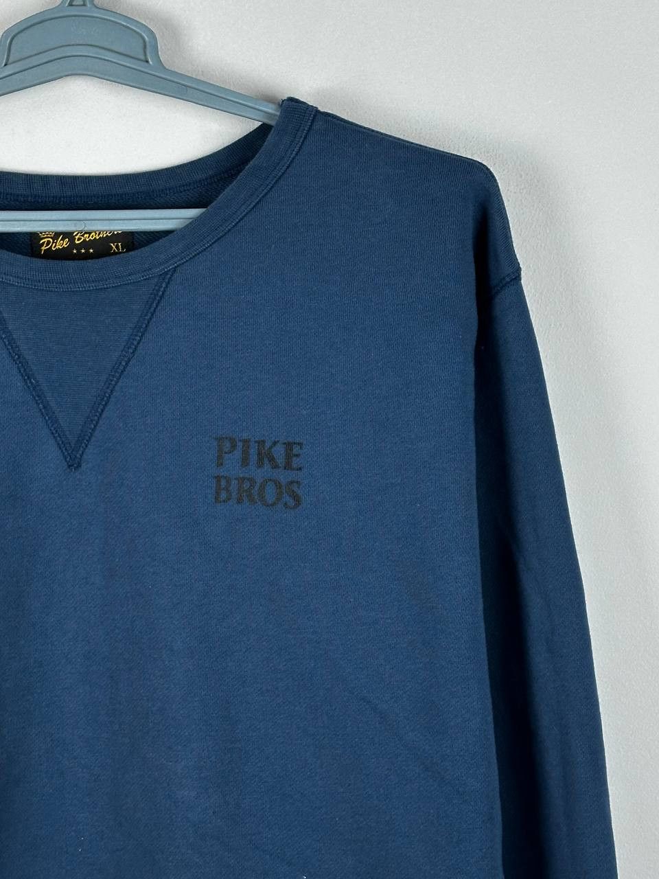 Pike Brothers Pike Brothers Loop Blue Luxury Sweatshirt Made In Portugal Size US XL / EU 56 / 4 - 5 Thumbnail