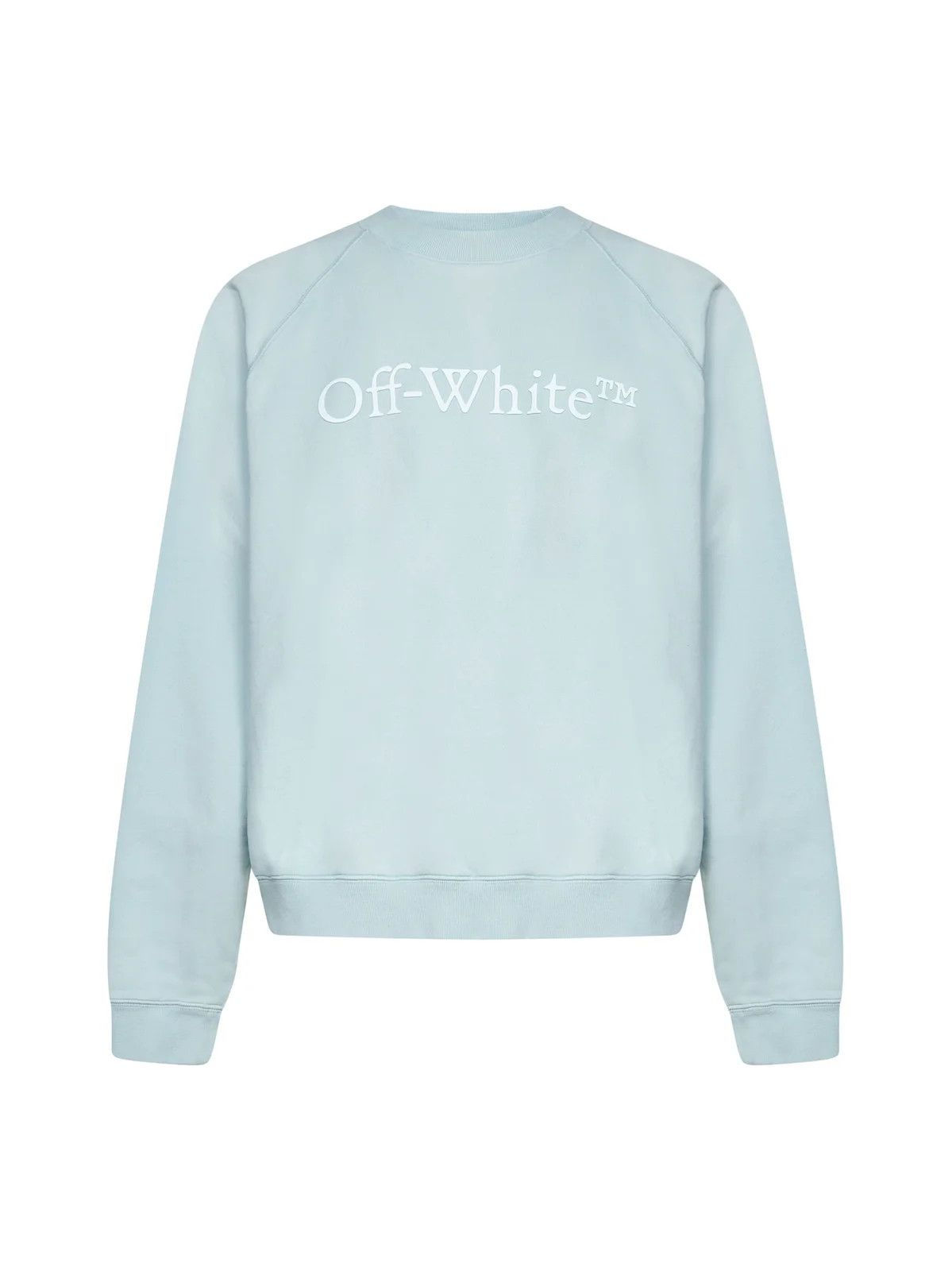 Off-White o1y0325 Logo Crewneck Sweatshirt in Sky Blue Size US XS / EU 42 / 0 - 1 Thumbnail
